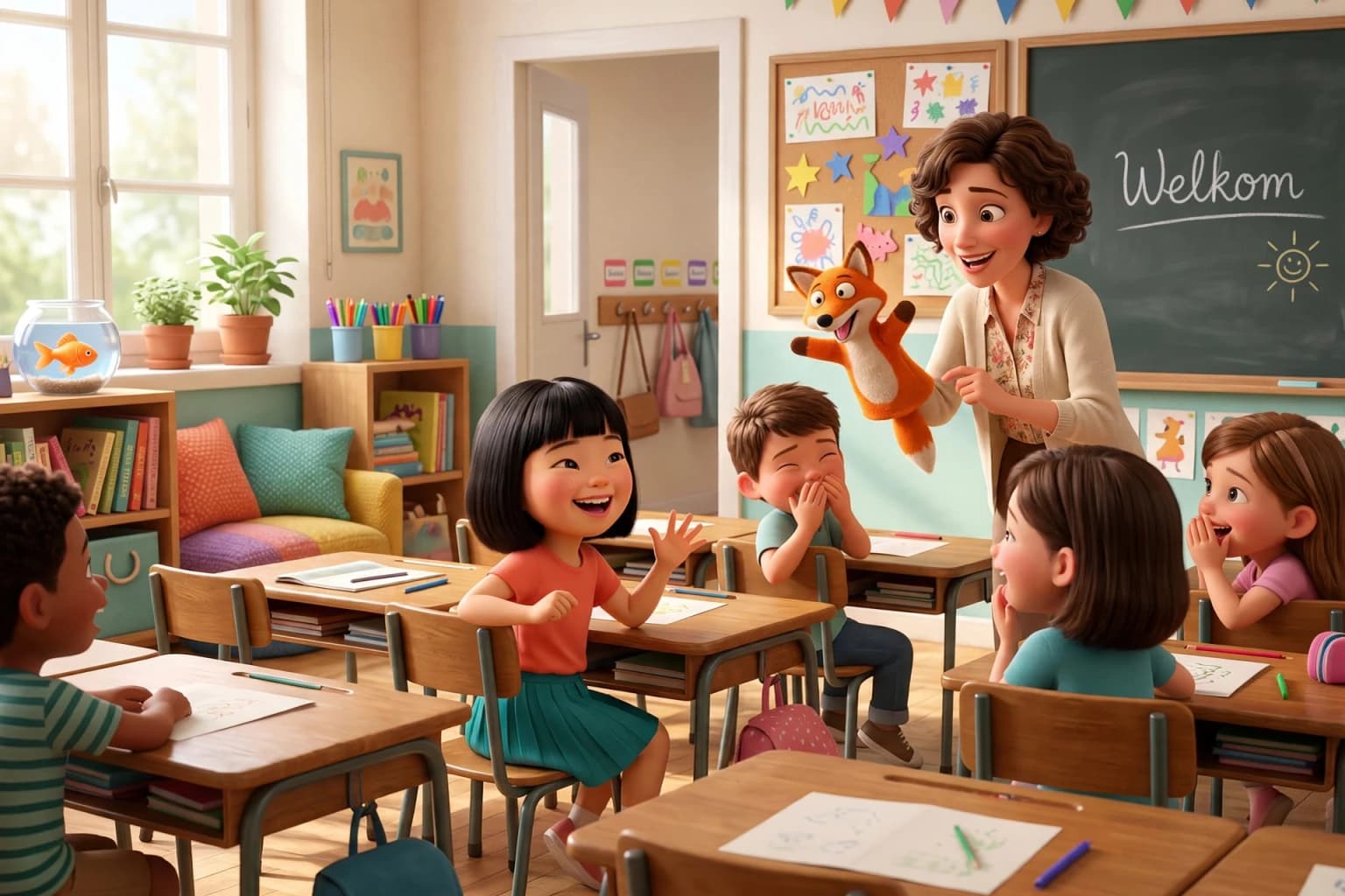 Mijn eerste schooldag — binnenpagina 2