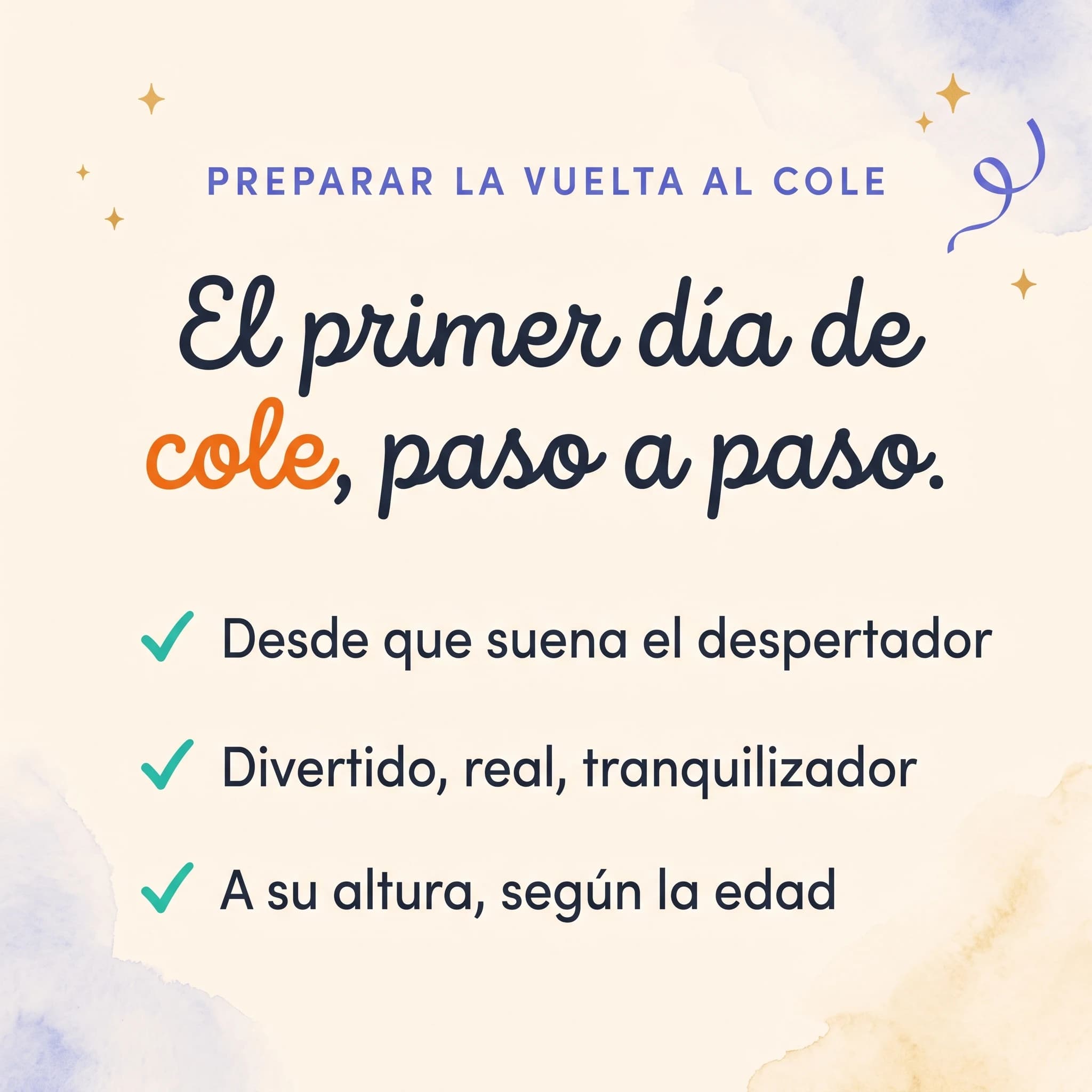 Mi vuelta al cole — ficha de producto