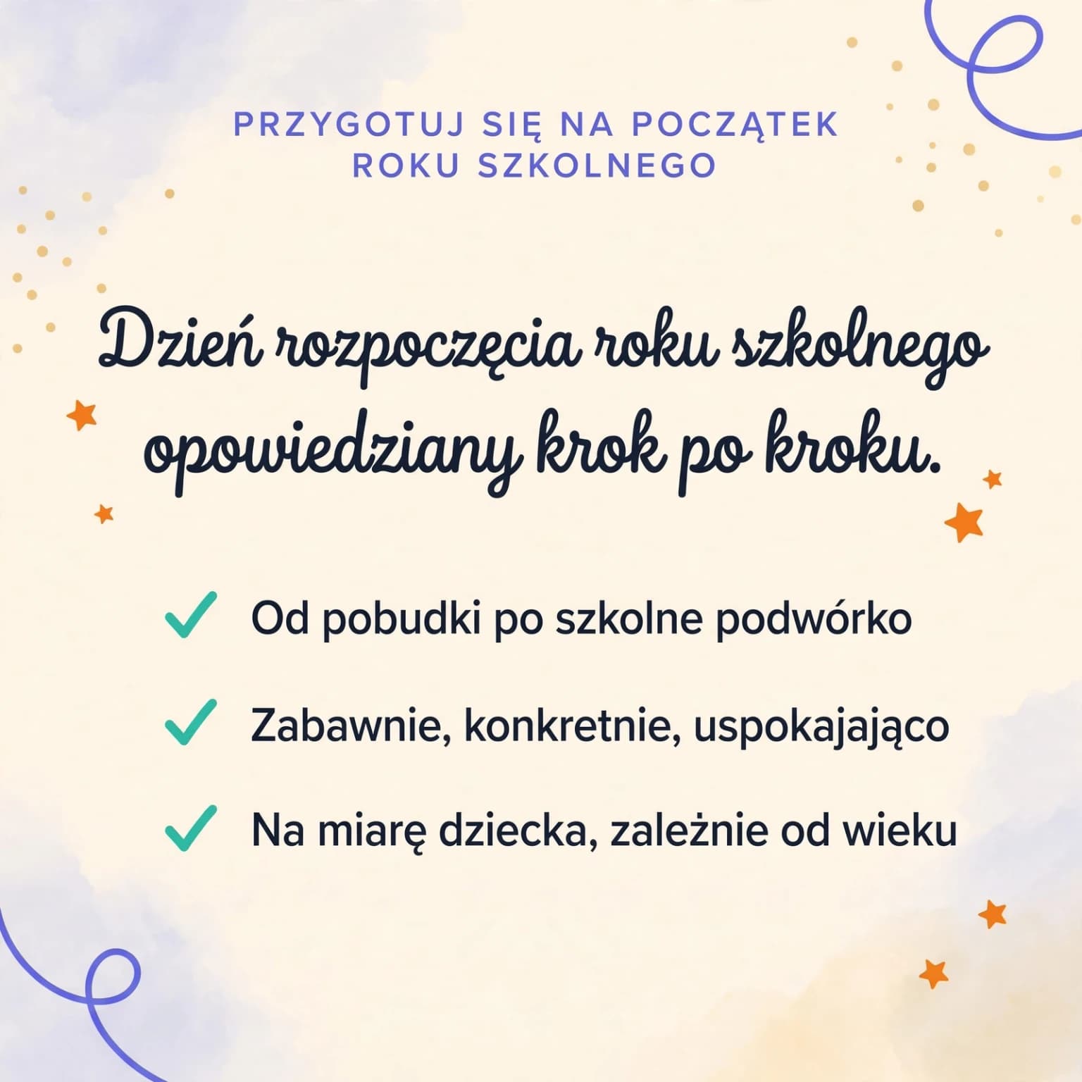 Mój pierwszy dzień w szkole — karta produktu