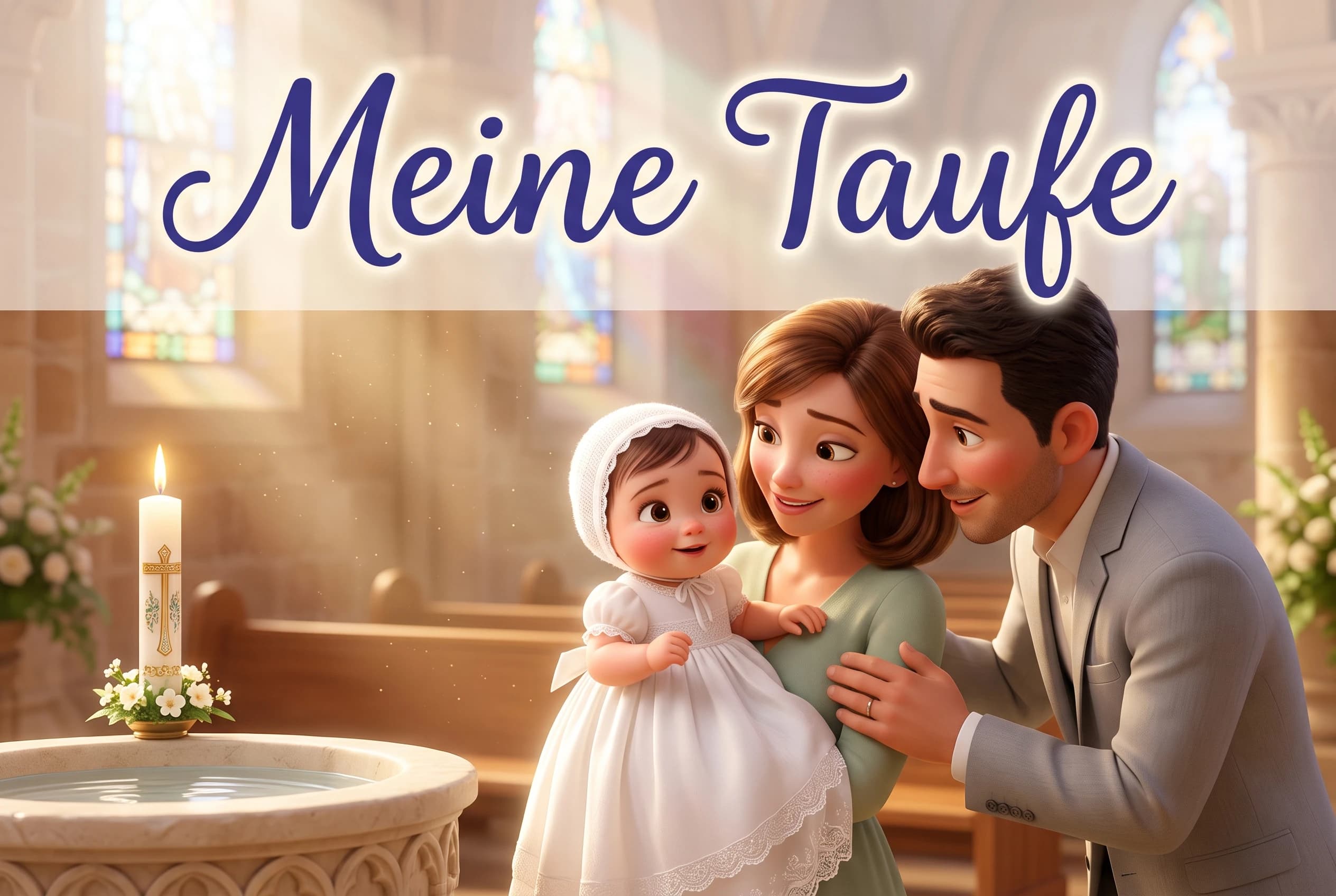 Cover des Buches „Meine Taufe“, festes Hardcover
