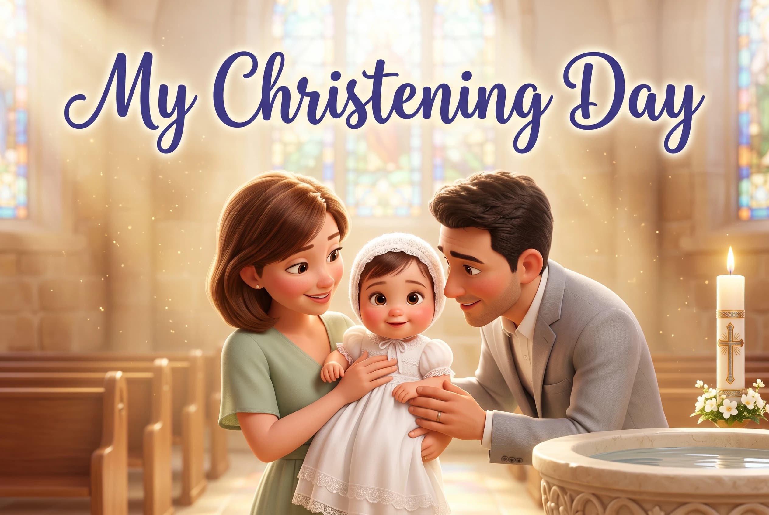 Cover of the book "My Baptism", hardcover