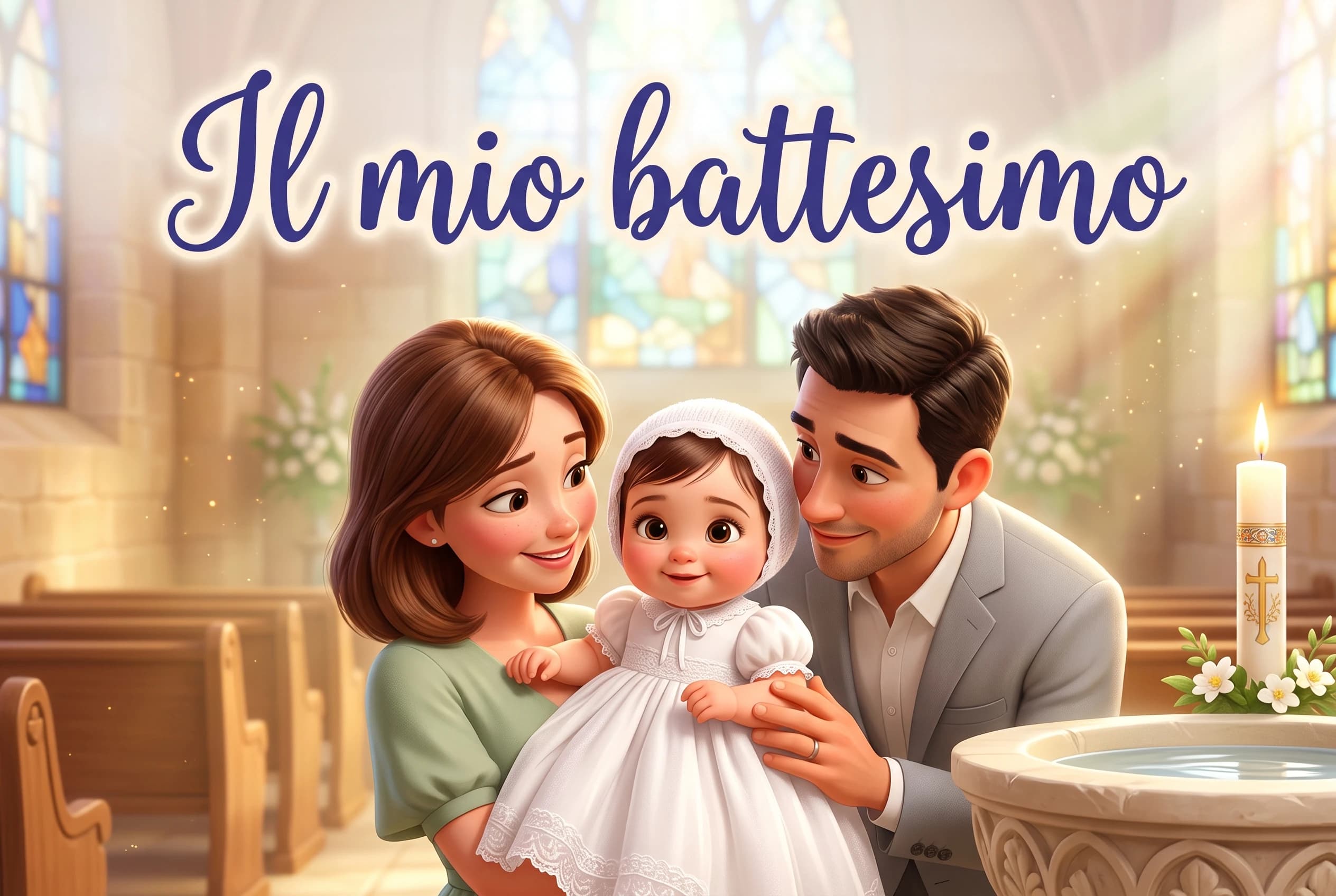Copertina del libro «Il mio battesimo», copertina rigida