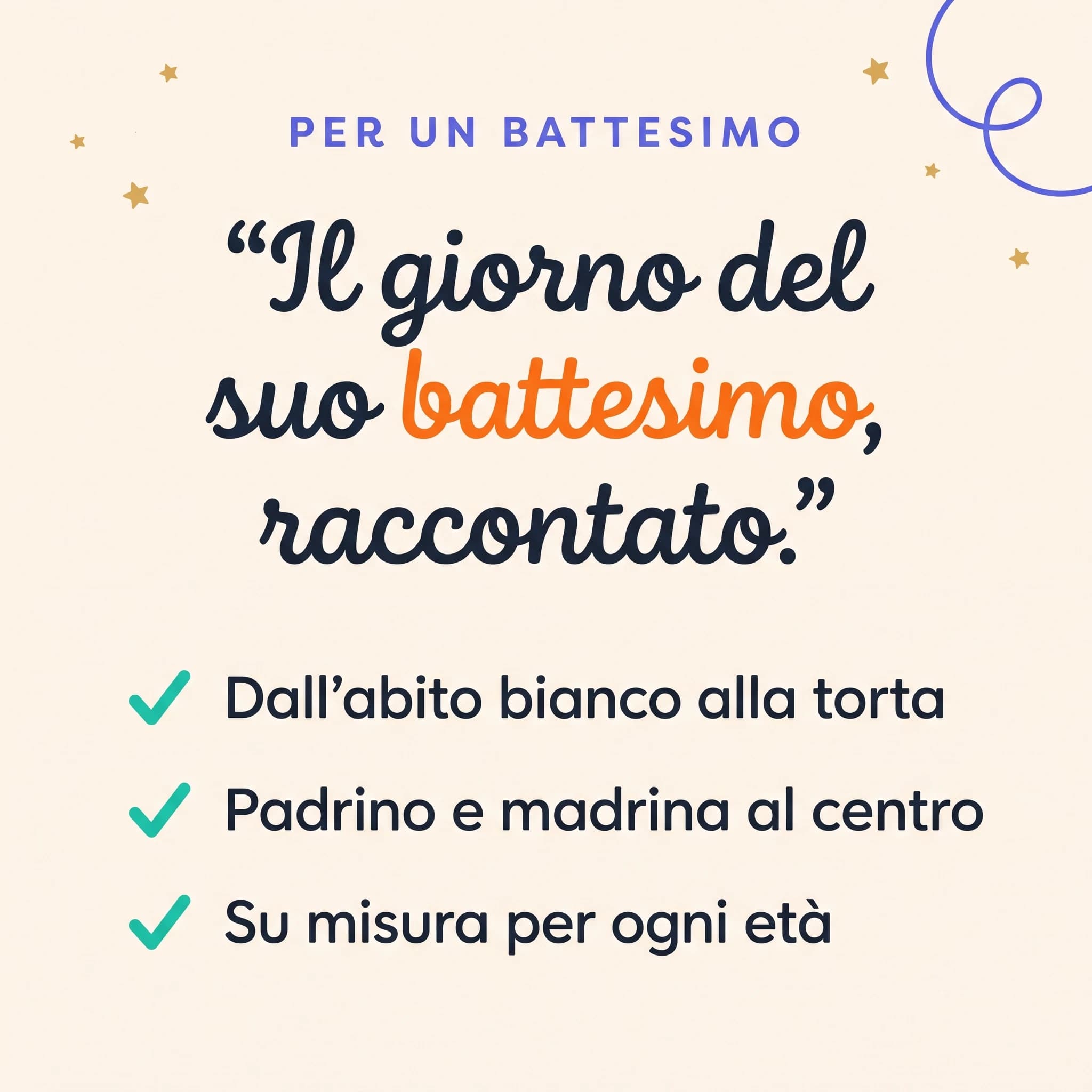 Il mio battesimo — scheda prodotto