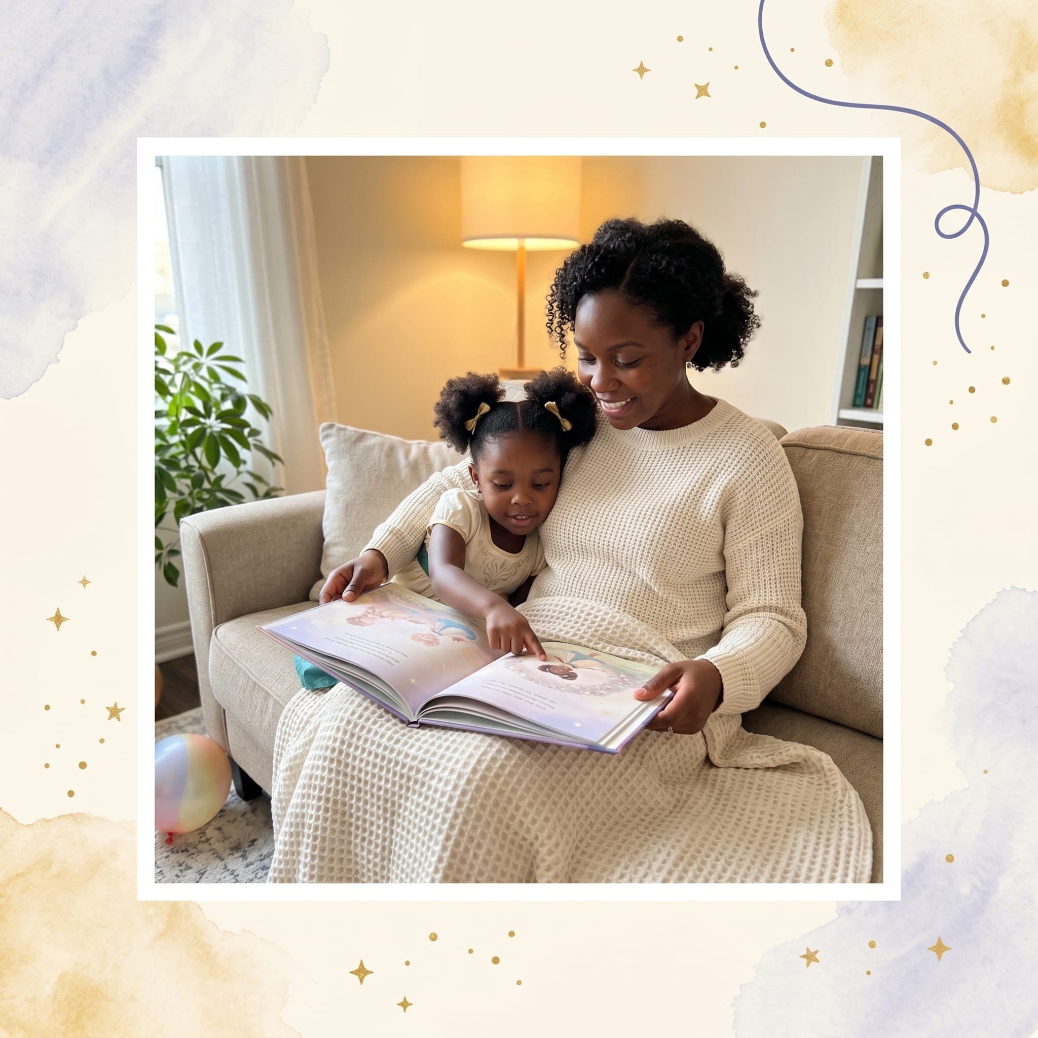 O meu livro de aniversário — momento de leitura em família