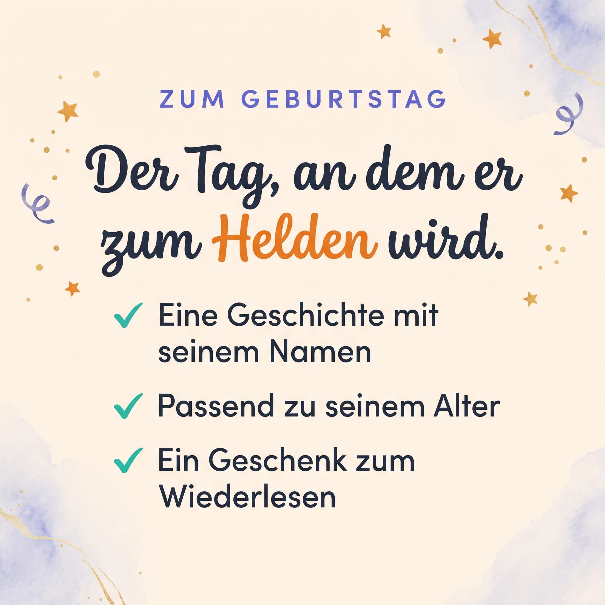 Mein Geburtstagsbuch — Produktkarte