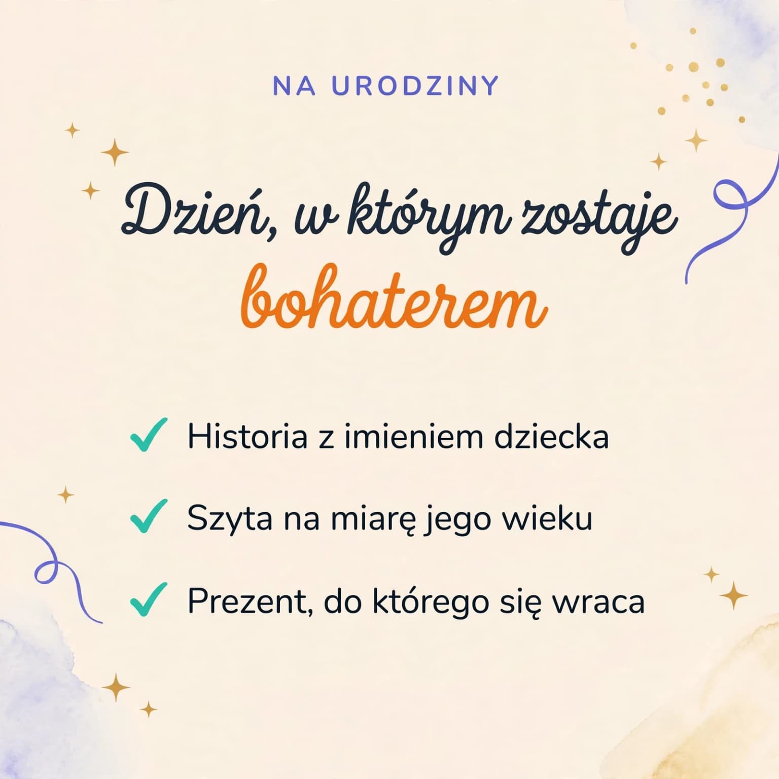 Moja książka urodzinowa — karta produktu