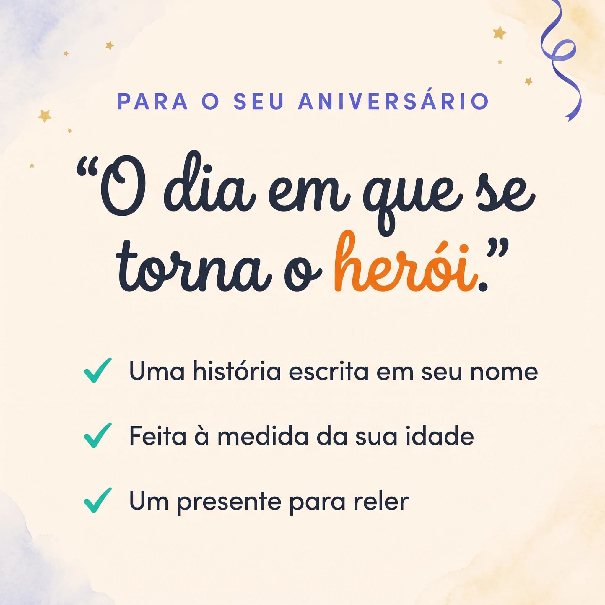 O meu livro de aniversário — cartão de produto