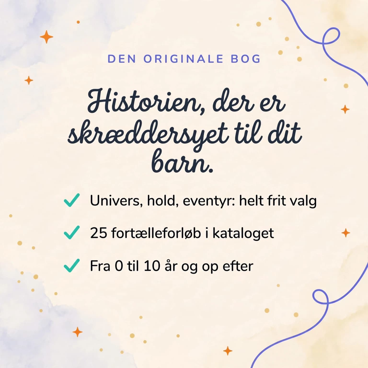 Min personlige bog — produktkort