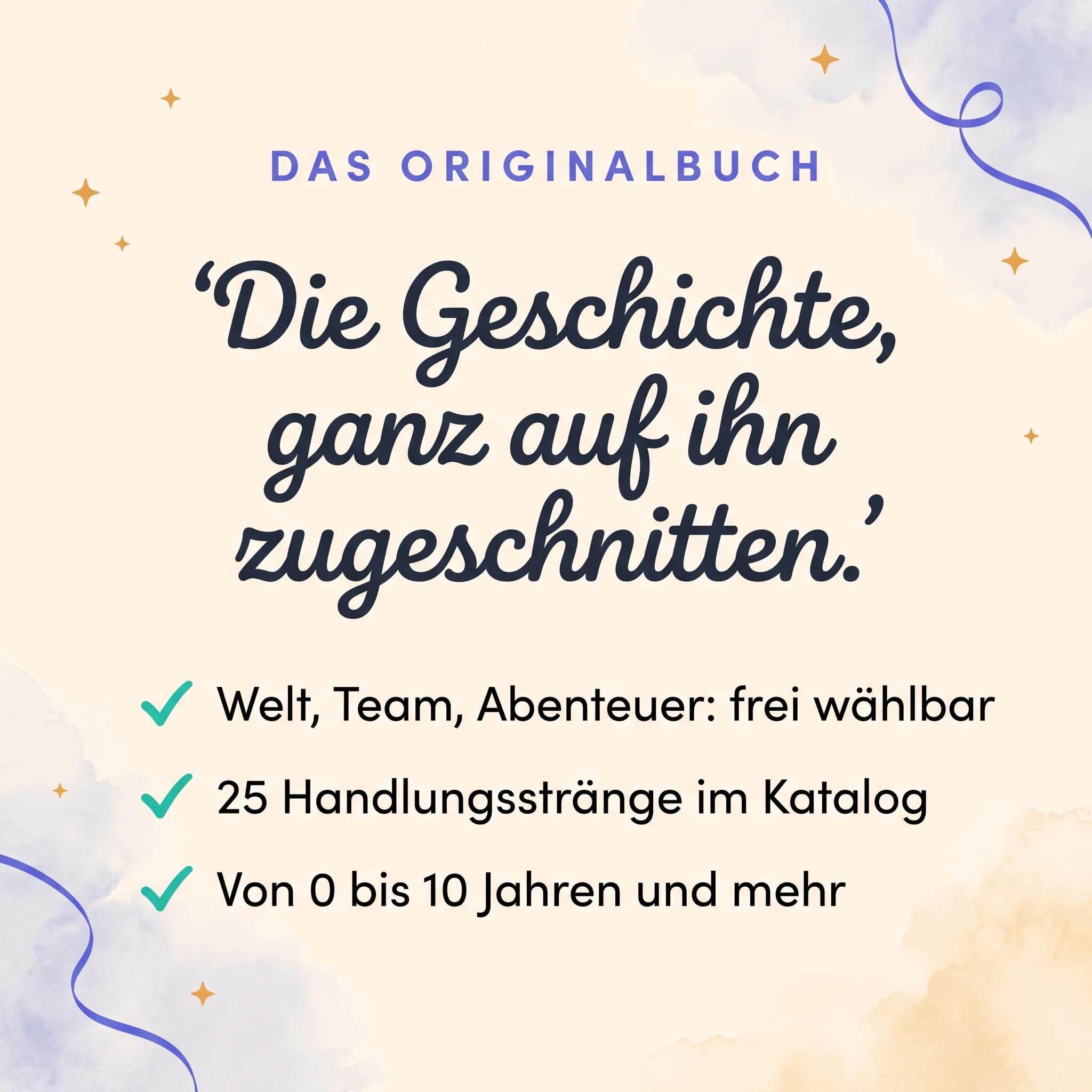 Mein personalisiertes Buch — Produktkarte