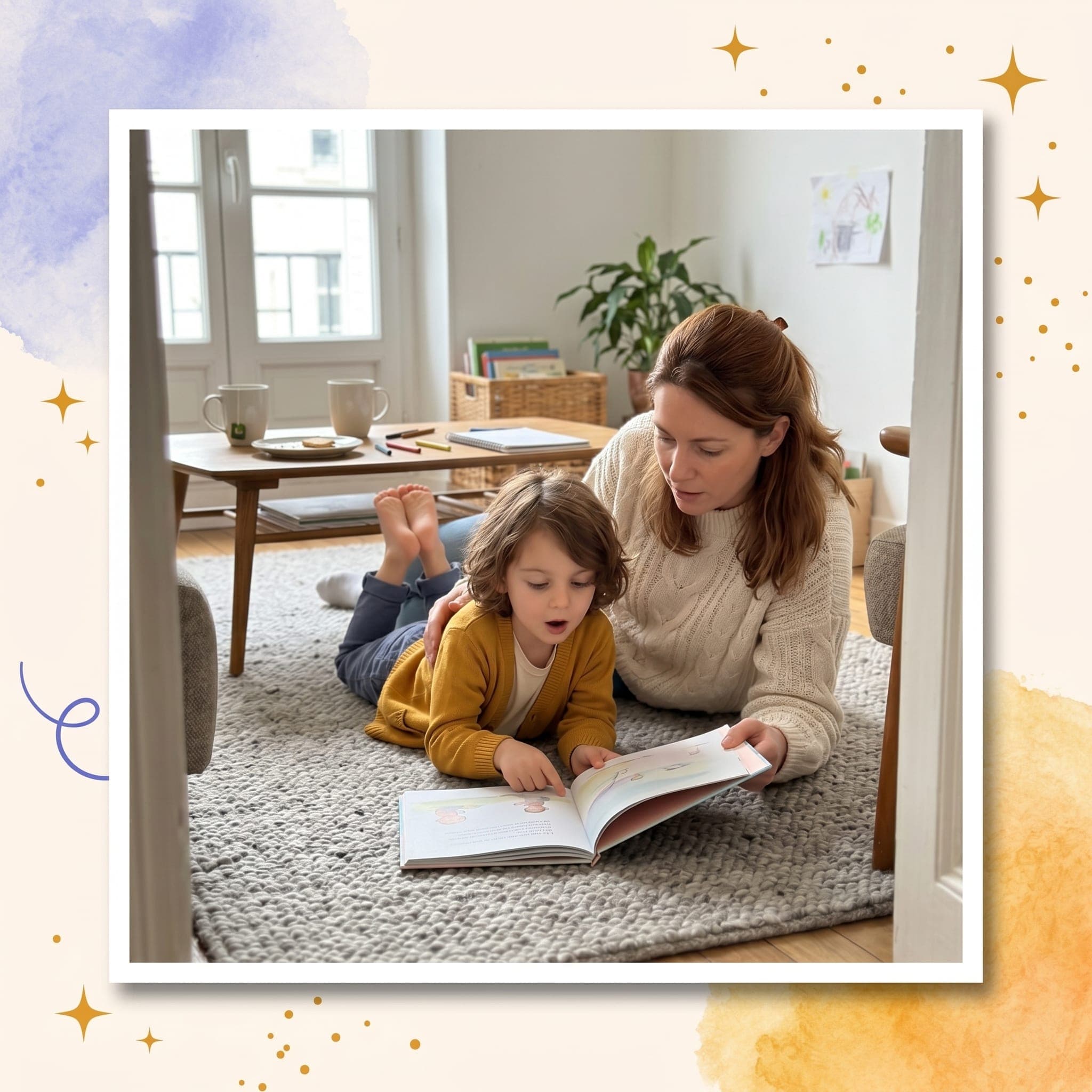 Custom Storybook — a family reading moment