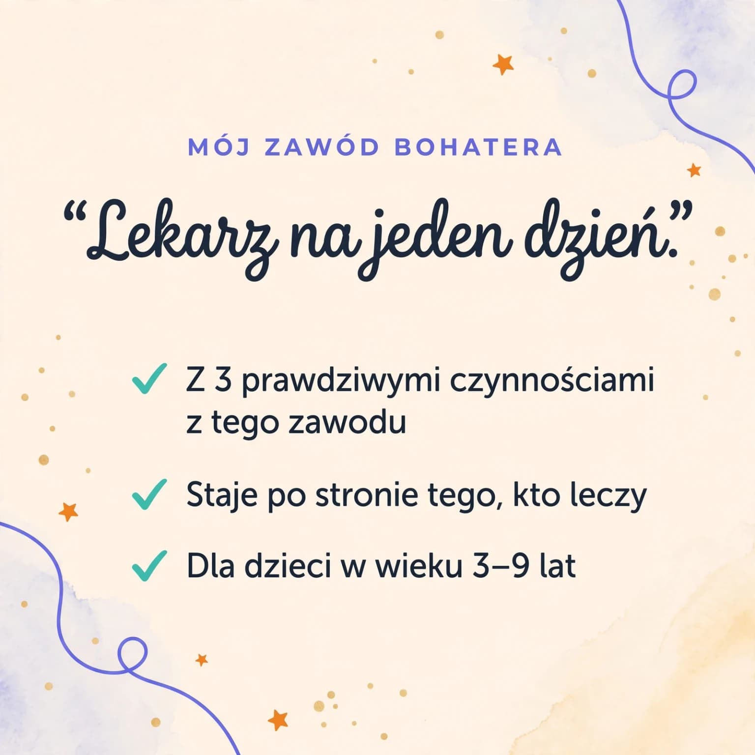 Lekarz na jeden dzień — karta produktu