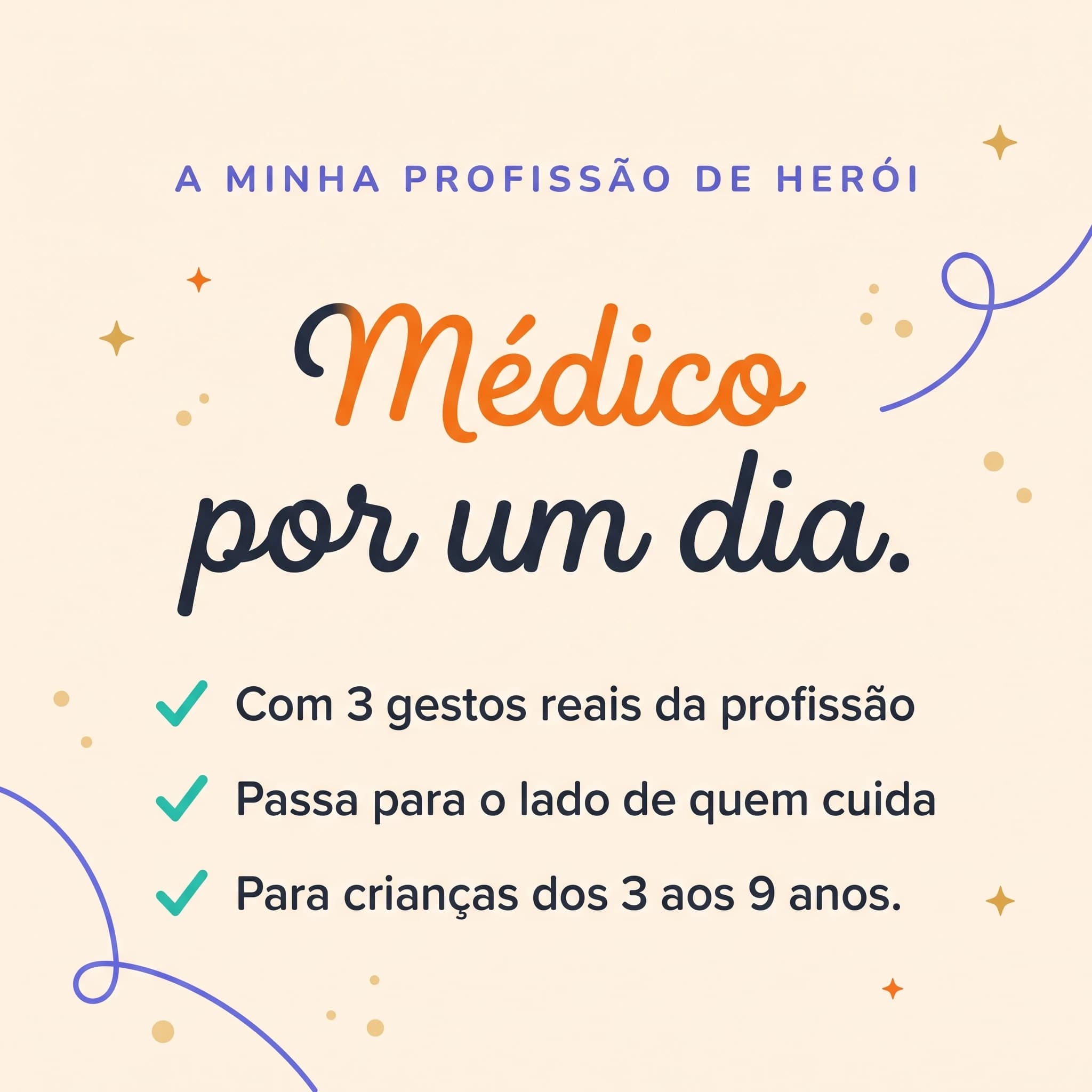 Médico por um Dia — cartão de produto