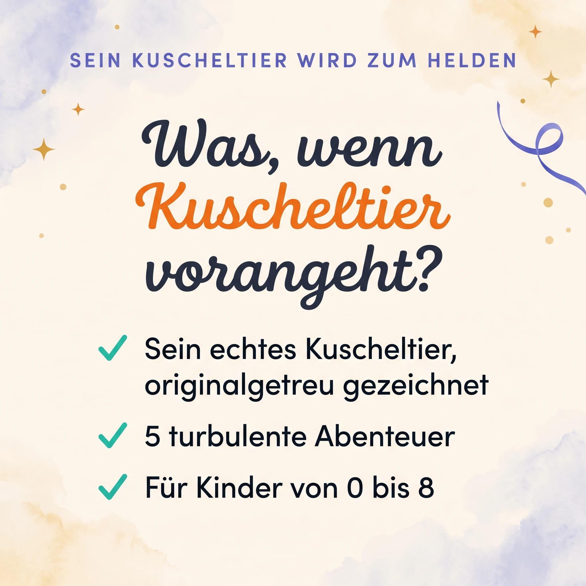Kuscheltier, der echte Held — Produktkarte
