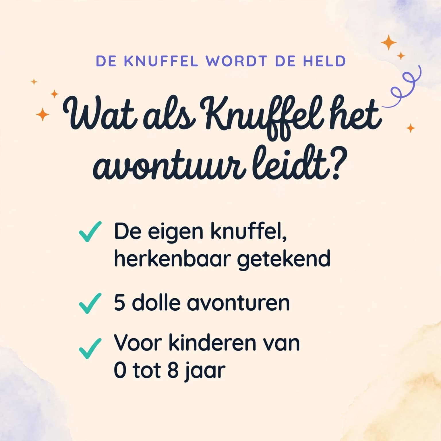 Knuffel, de echte held — productkaart