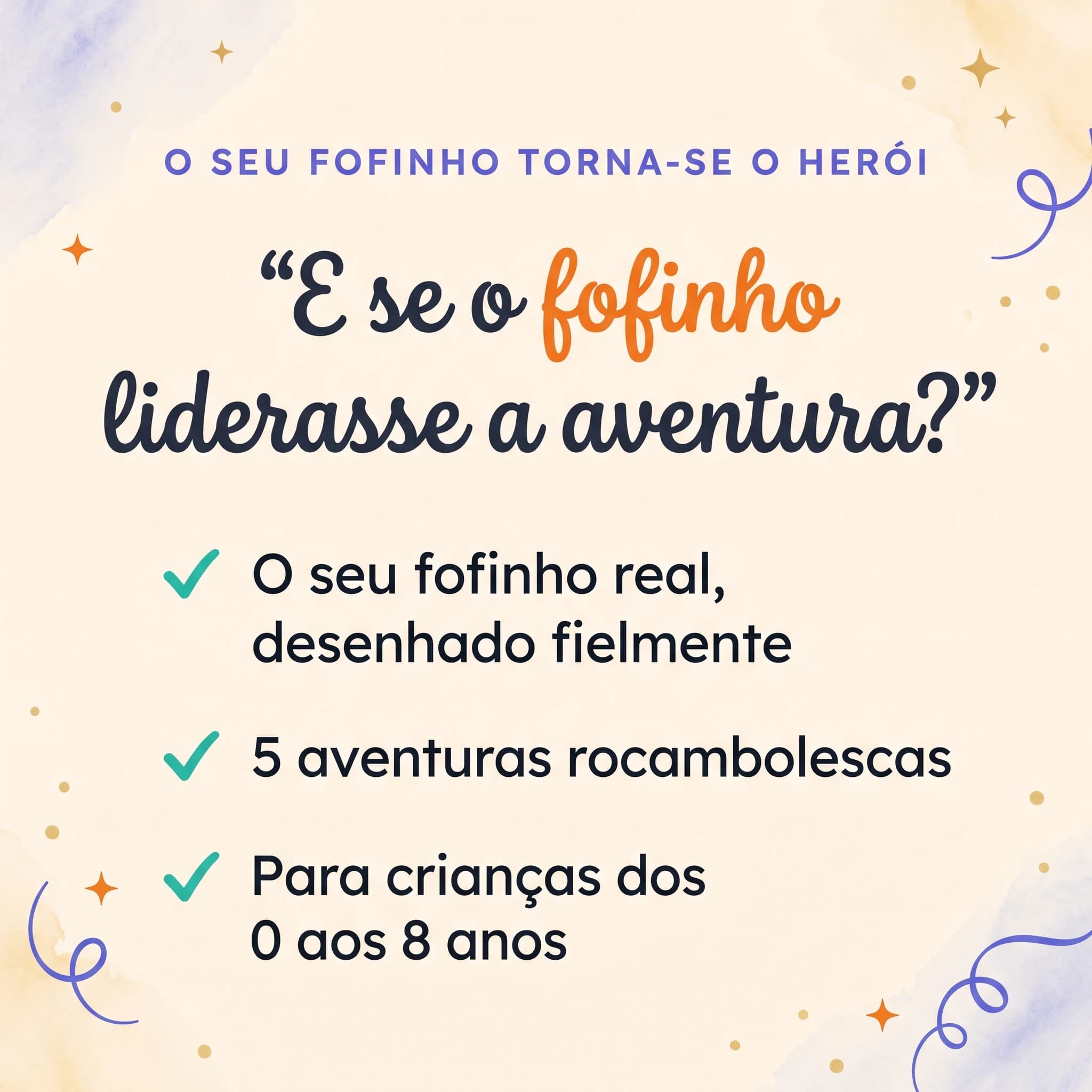 Peluche, o verdadeiro herói — cartão de produto