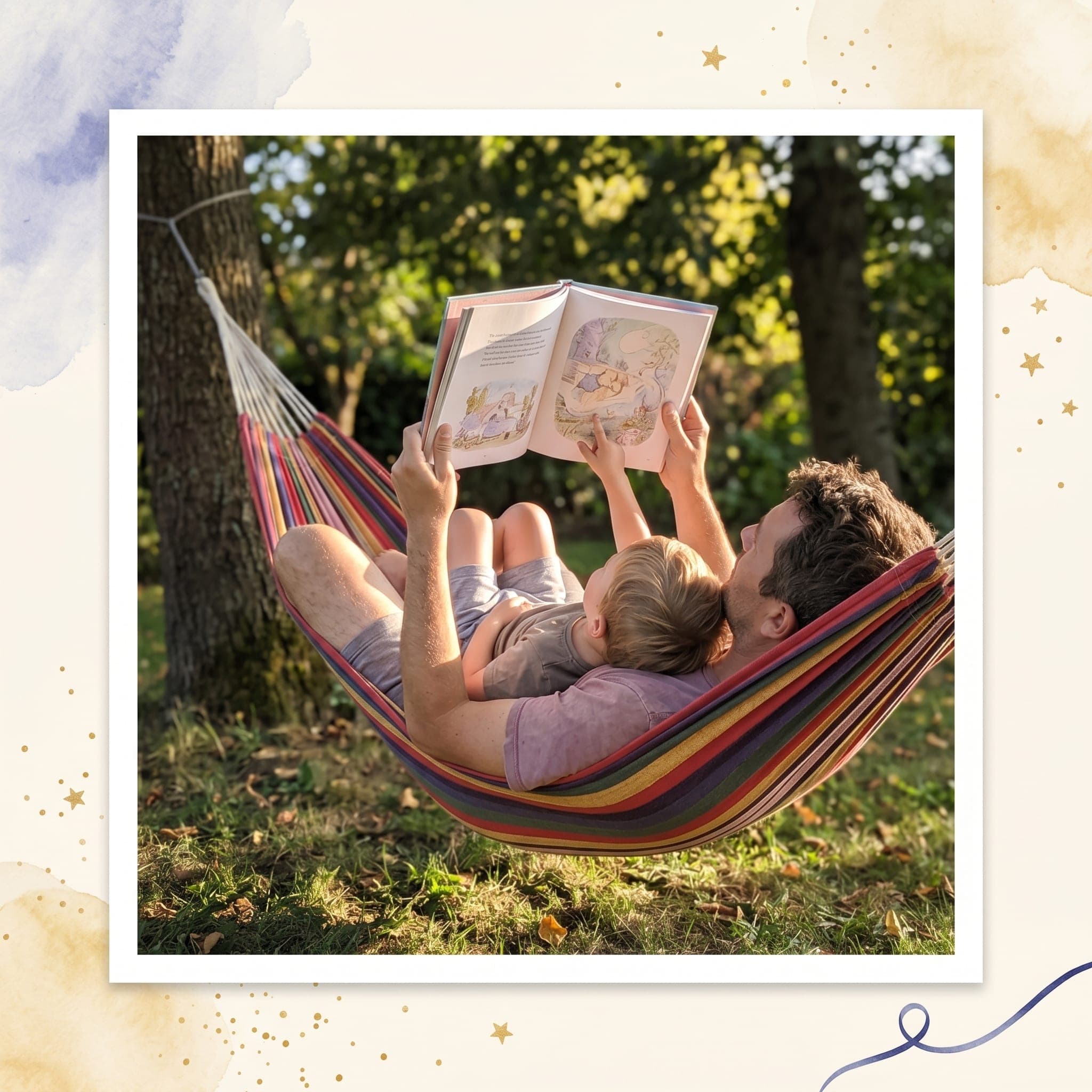 Mi papá y yo — momento de lectura en familia