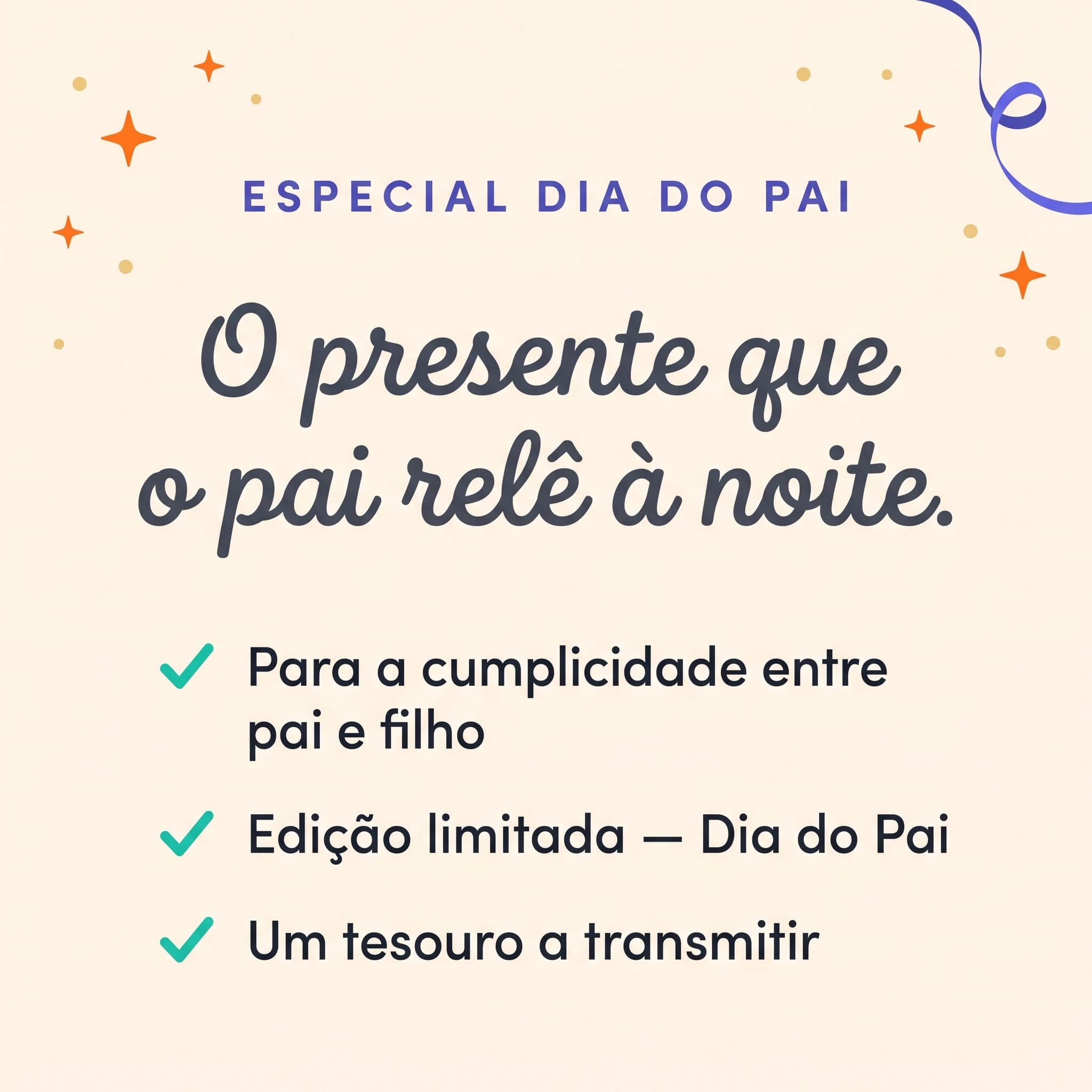 O Meu Pai e Eu — cartão de produto