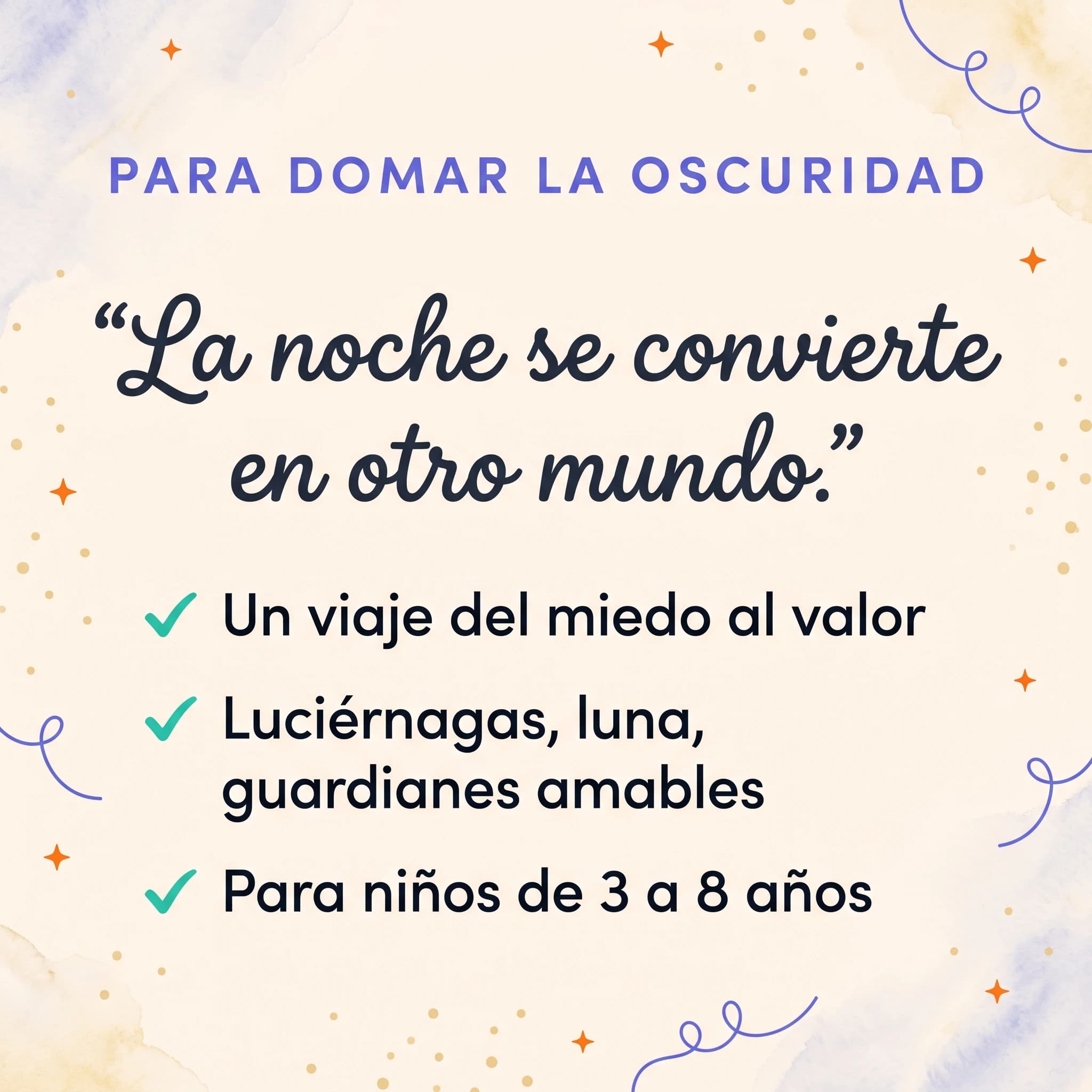 Sin miedo a la oscuridad — ficha de producto