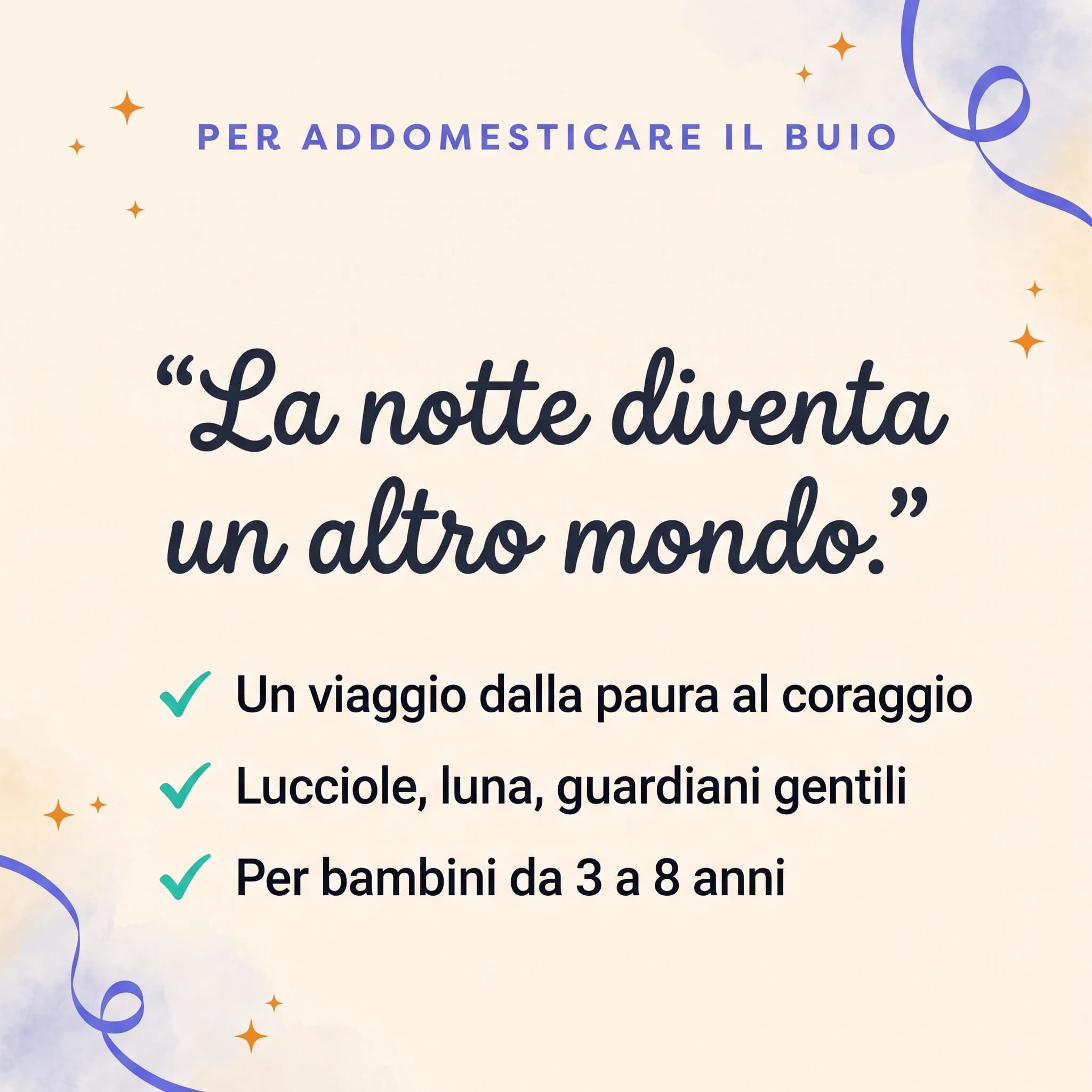 Niente più paura del buio — scheda prodotto
