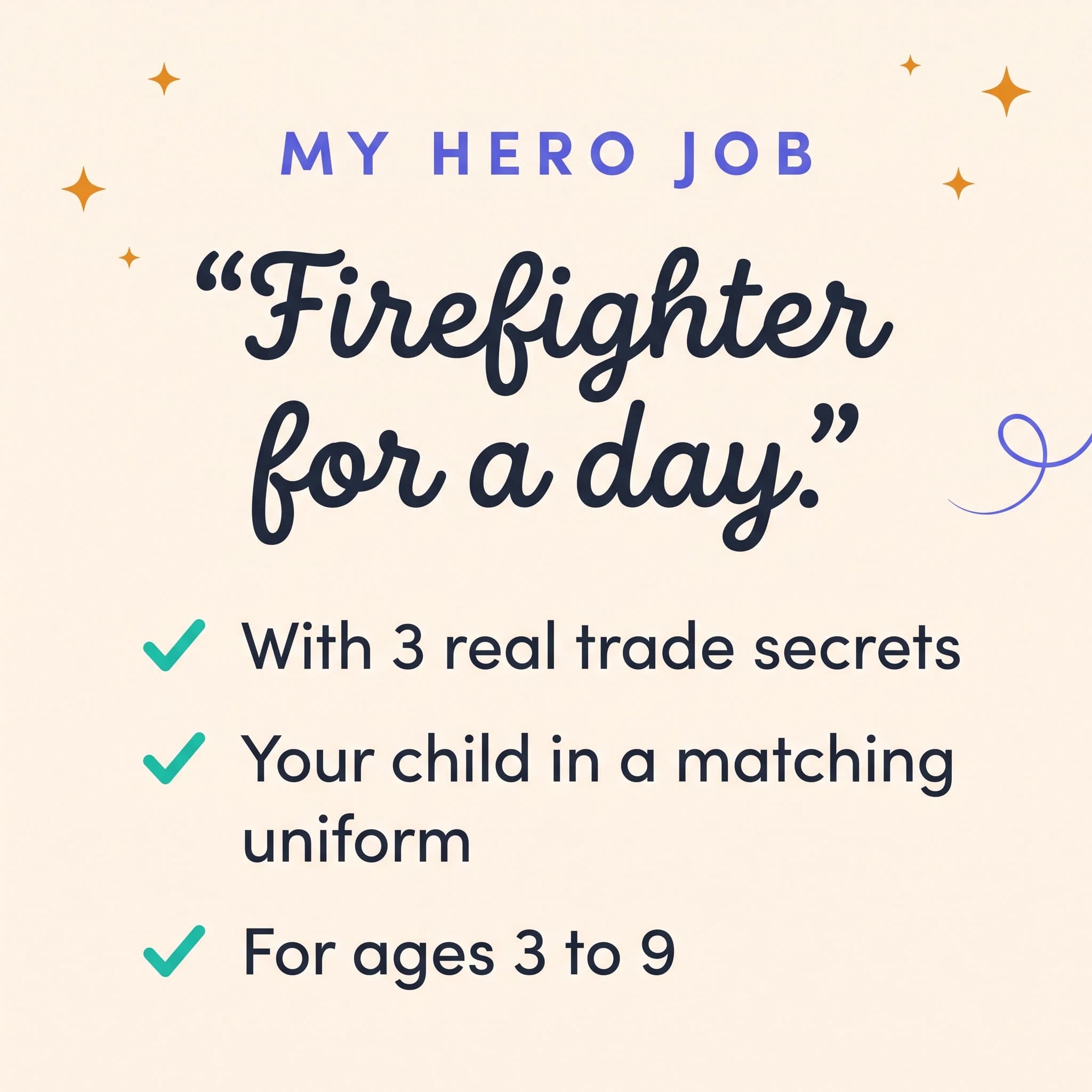 Firefighter for a Day — product card