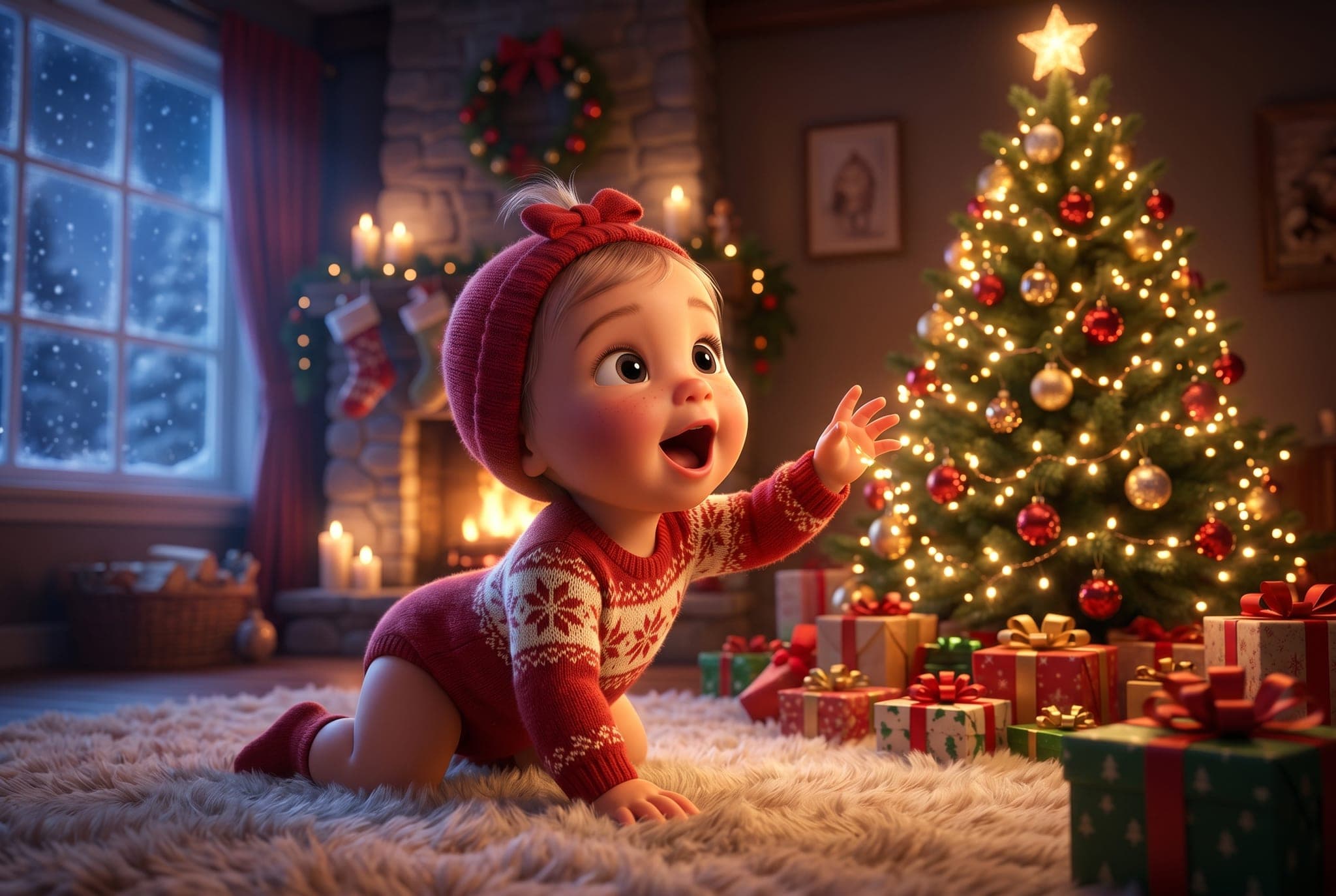 My First Christmas — inside scene 1