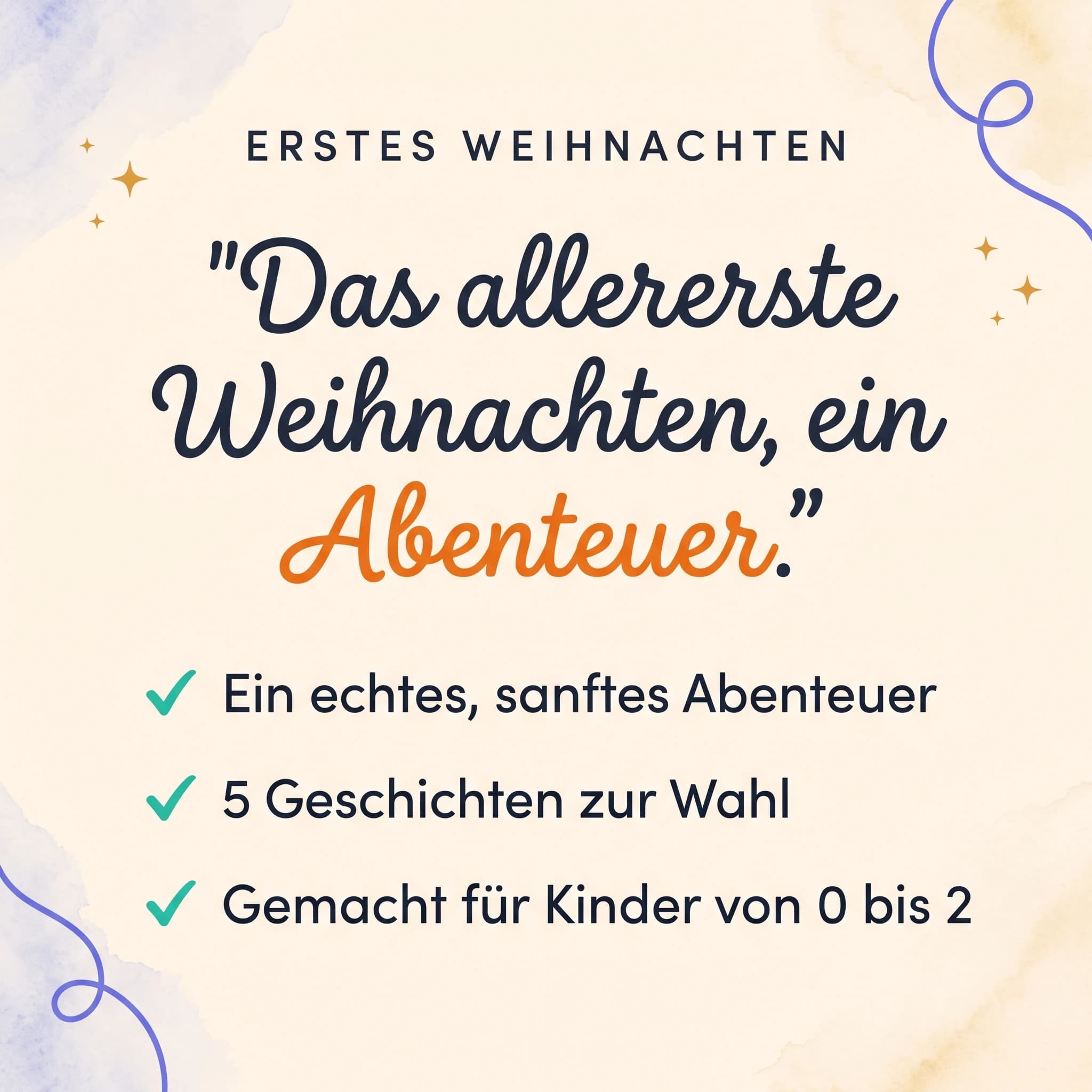 Mein erstes Weihnachten — Produktkarte