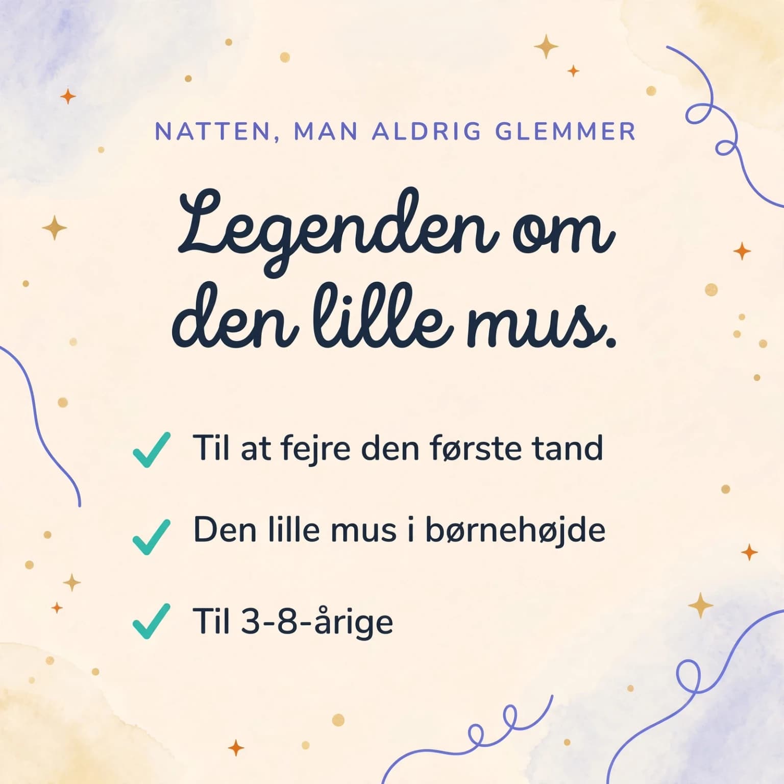 Natten, hvor min første tand faldt ud — produktkort