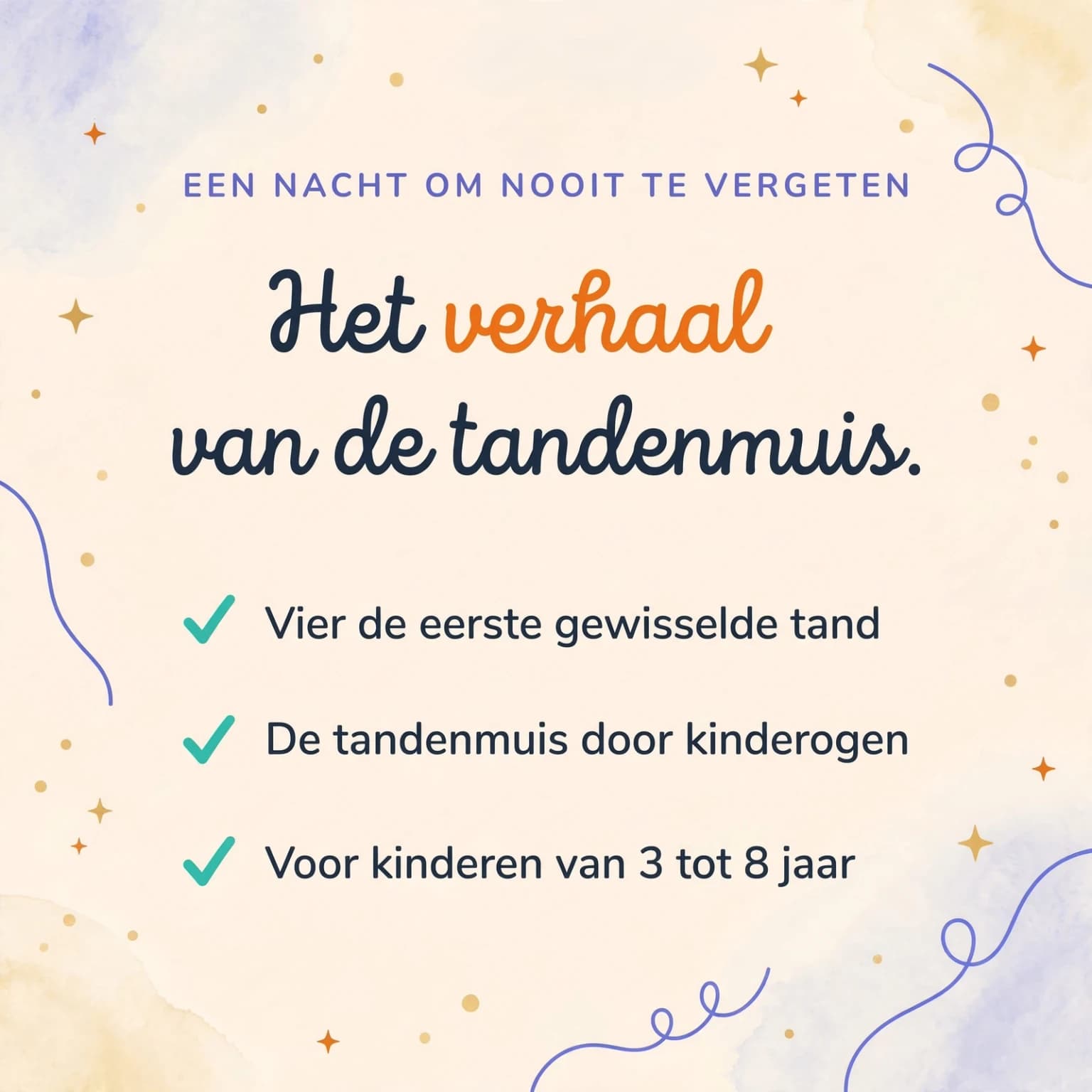 De nacht van mijn eerste tand — productkaart