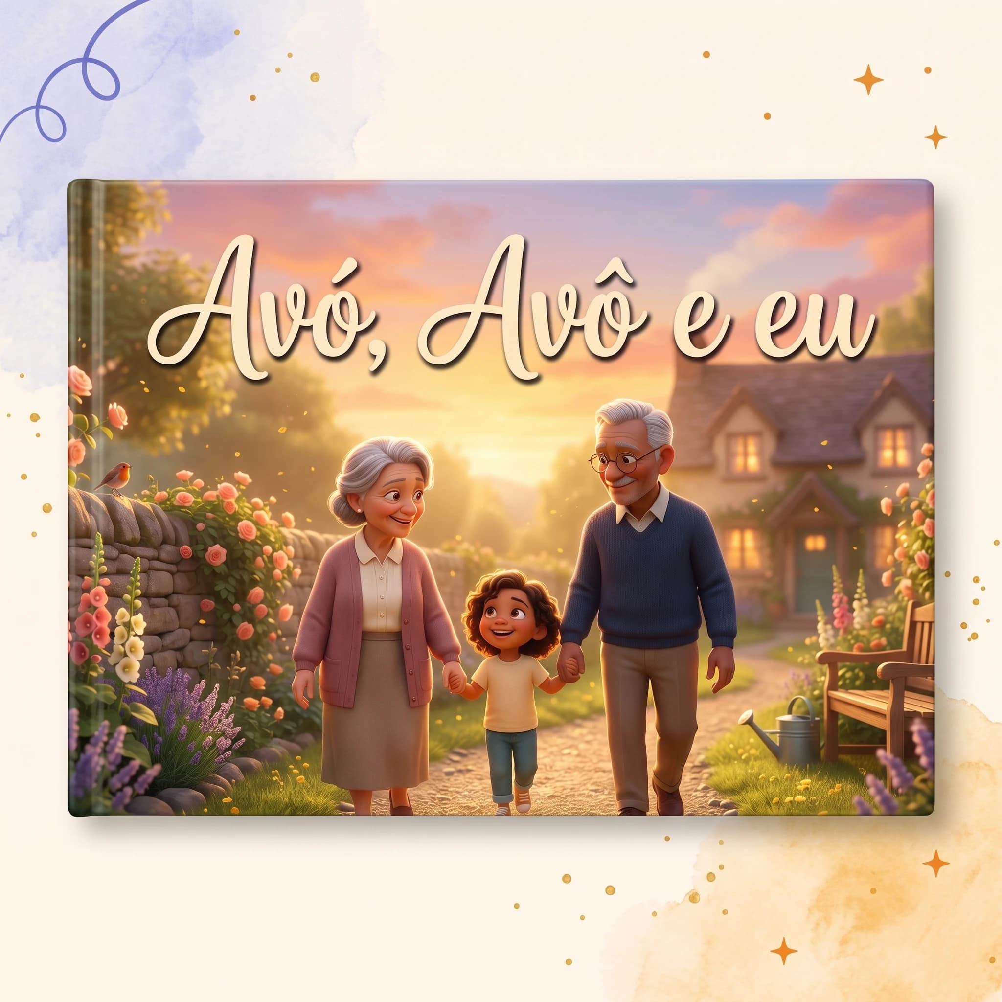 Avó, Avô e eu — capa do livro