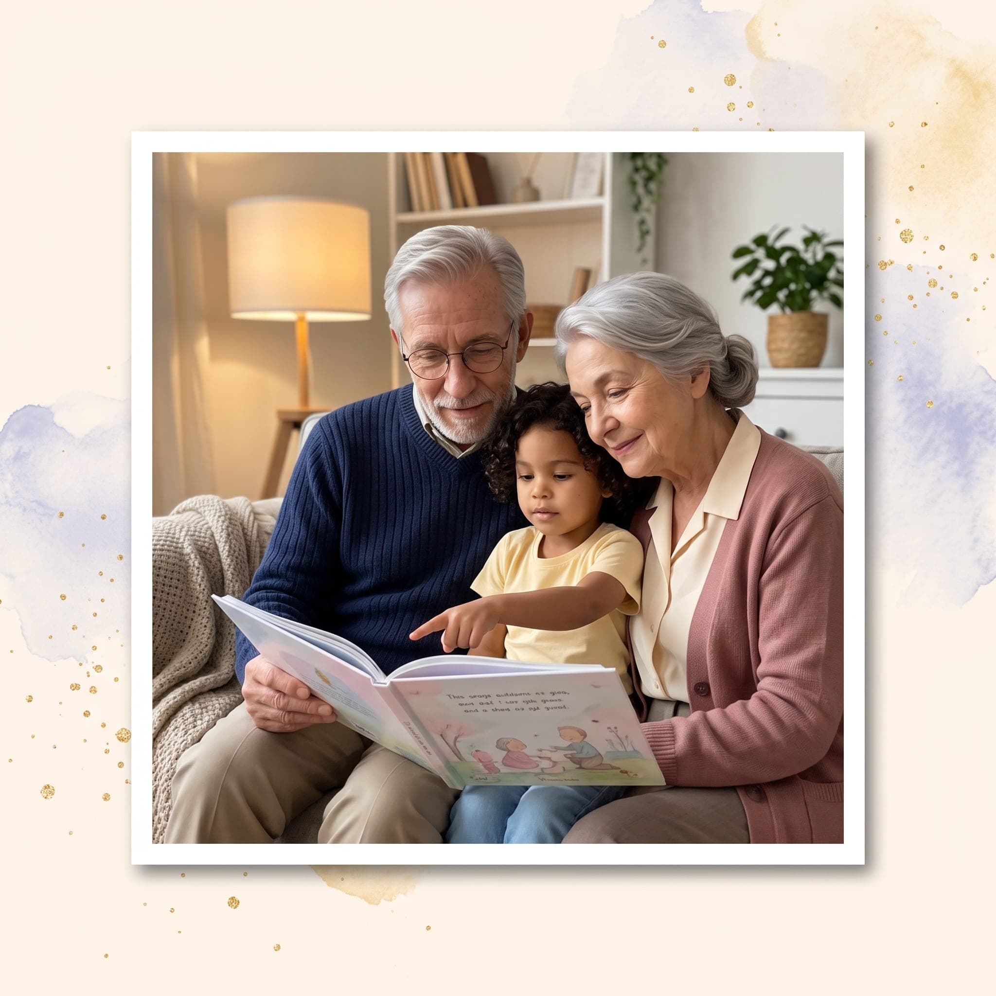 Grandma, Grandpa & Me — a family reading moment