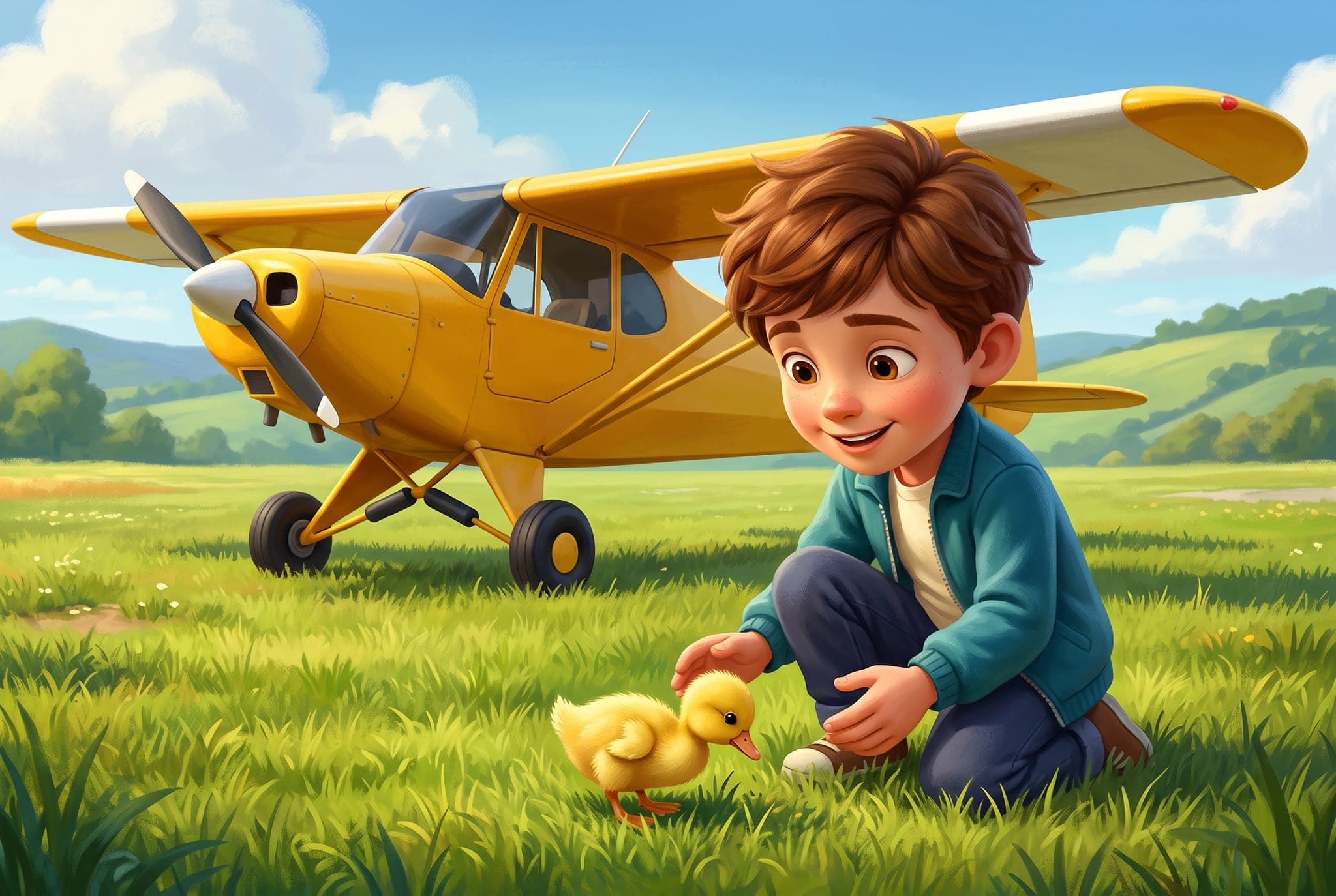 Il mio piccolo aereo — scena interna 1