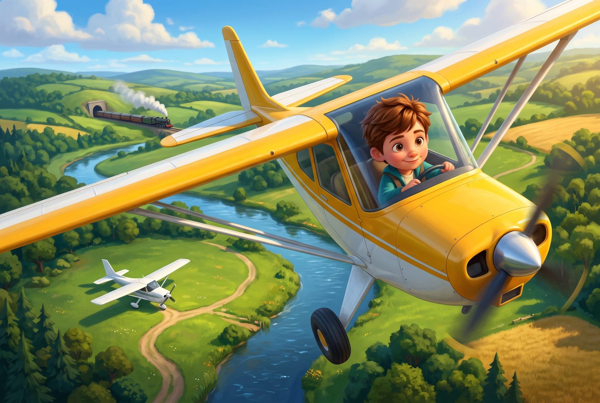 Il mio piccolo aereo — scena interna 4