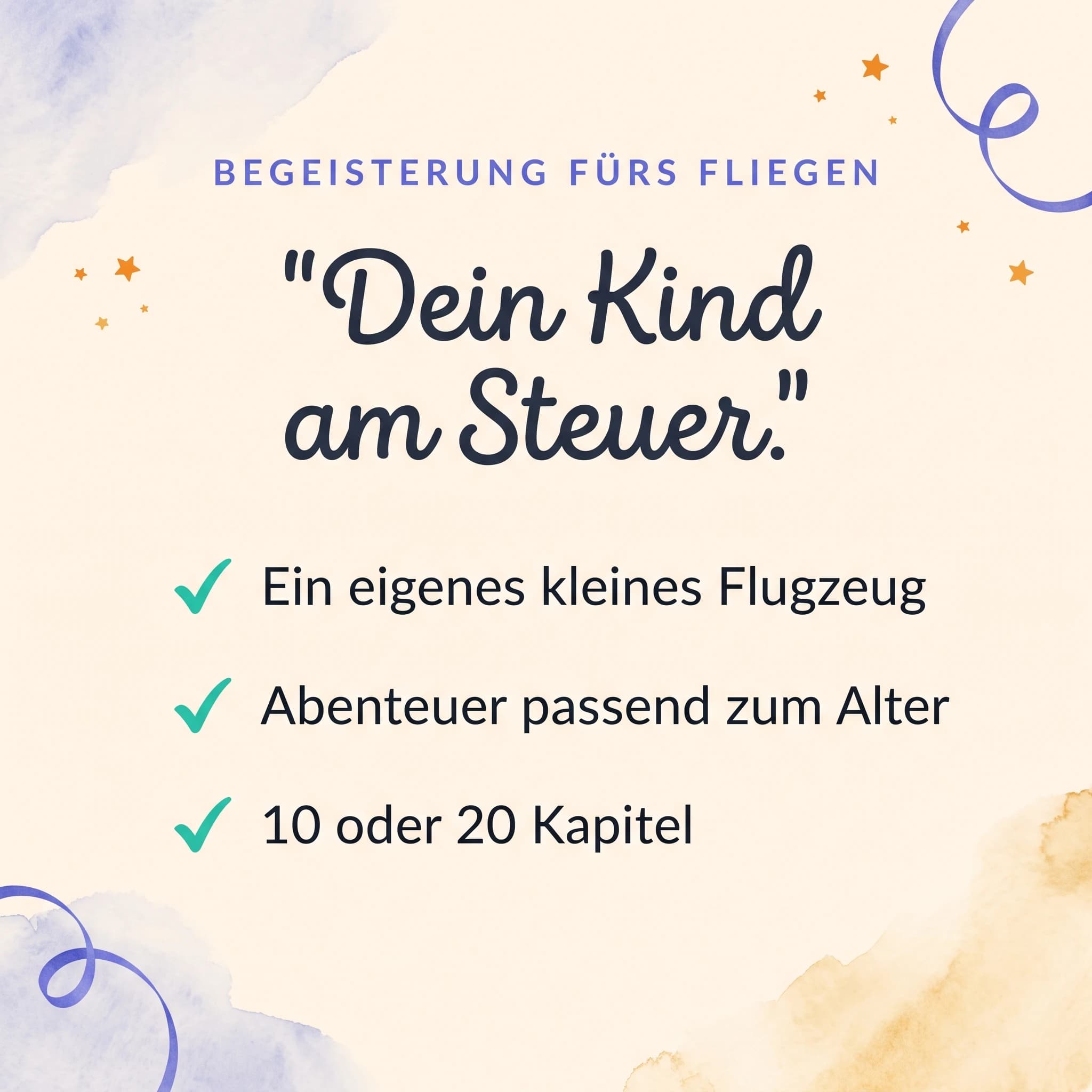Mein kleines Flugzeug — Produktkarte