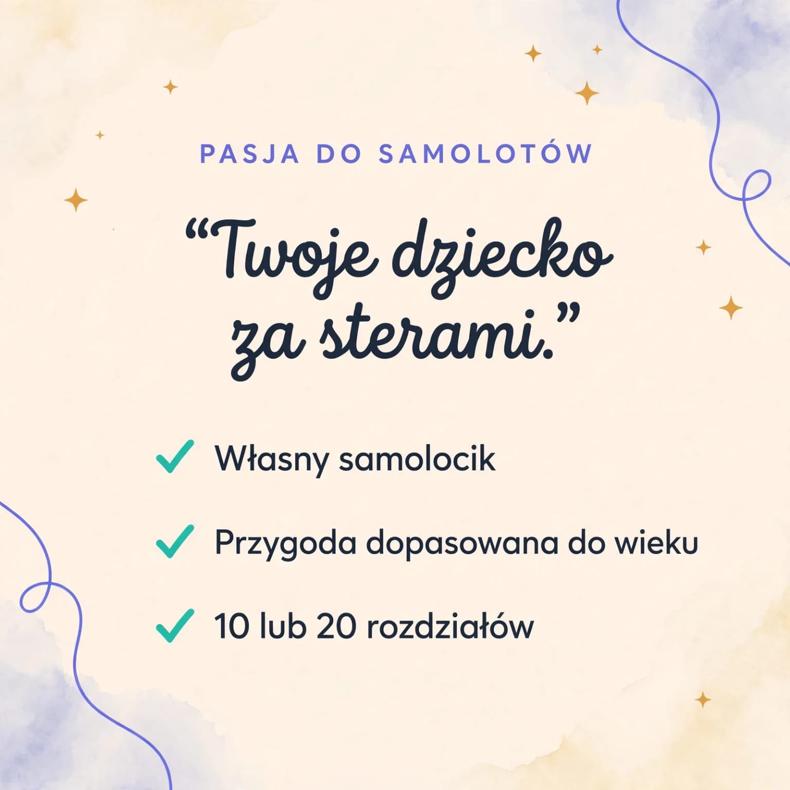 Mój mały samolot — karta produktu