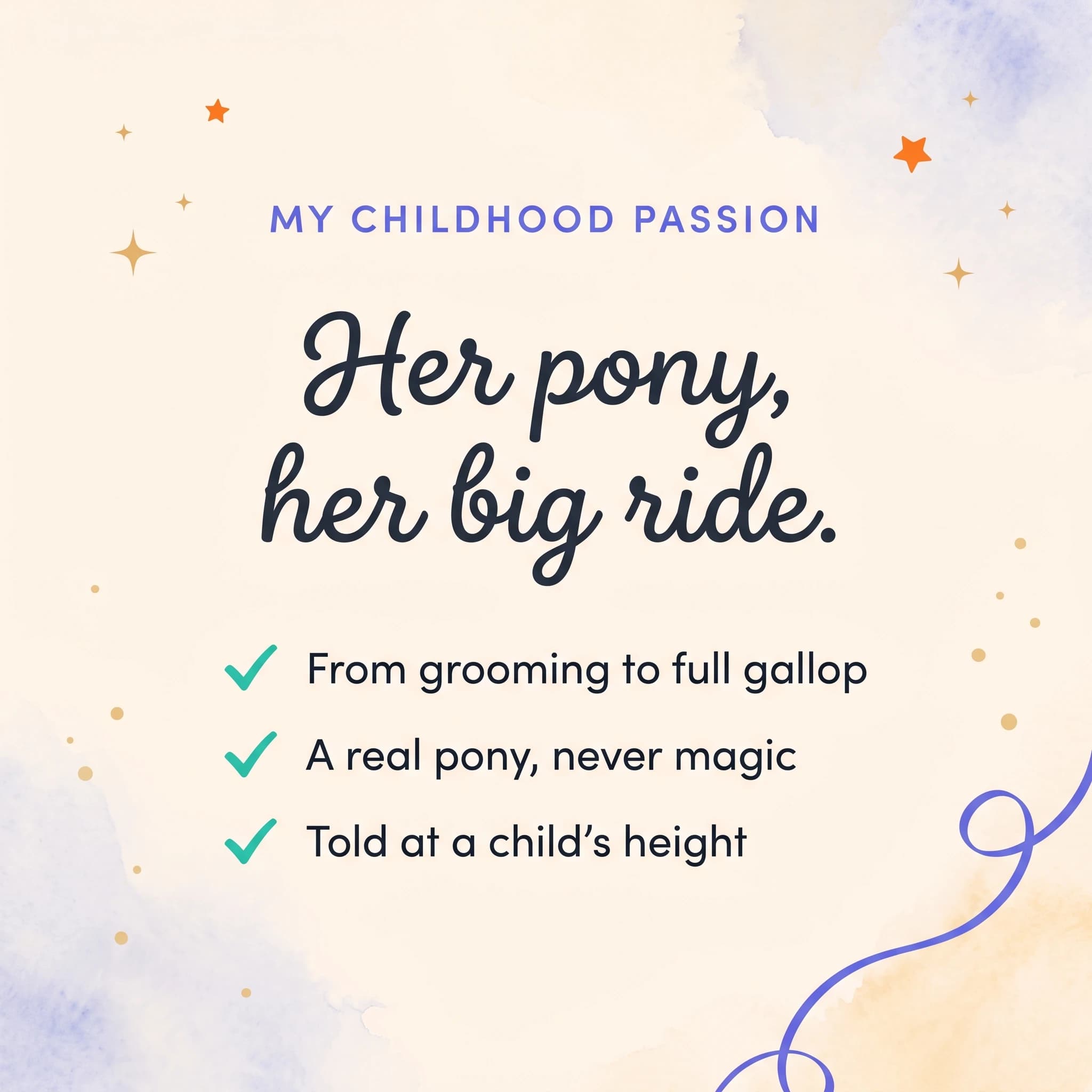 My Pony and Me — product card