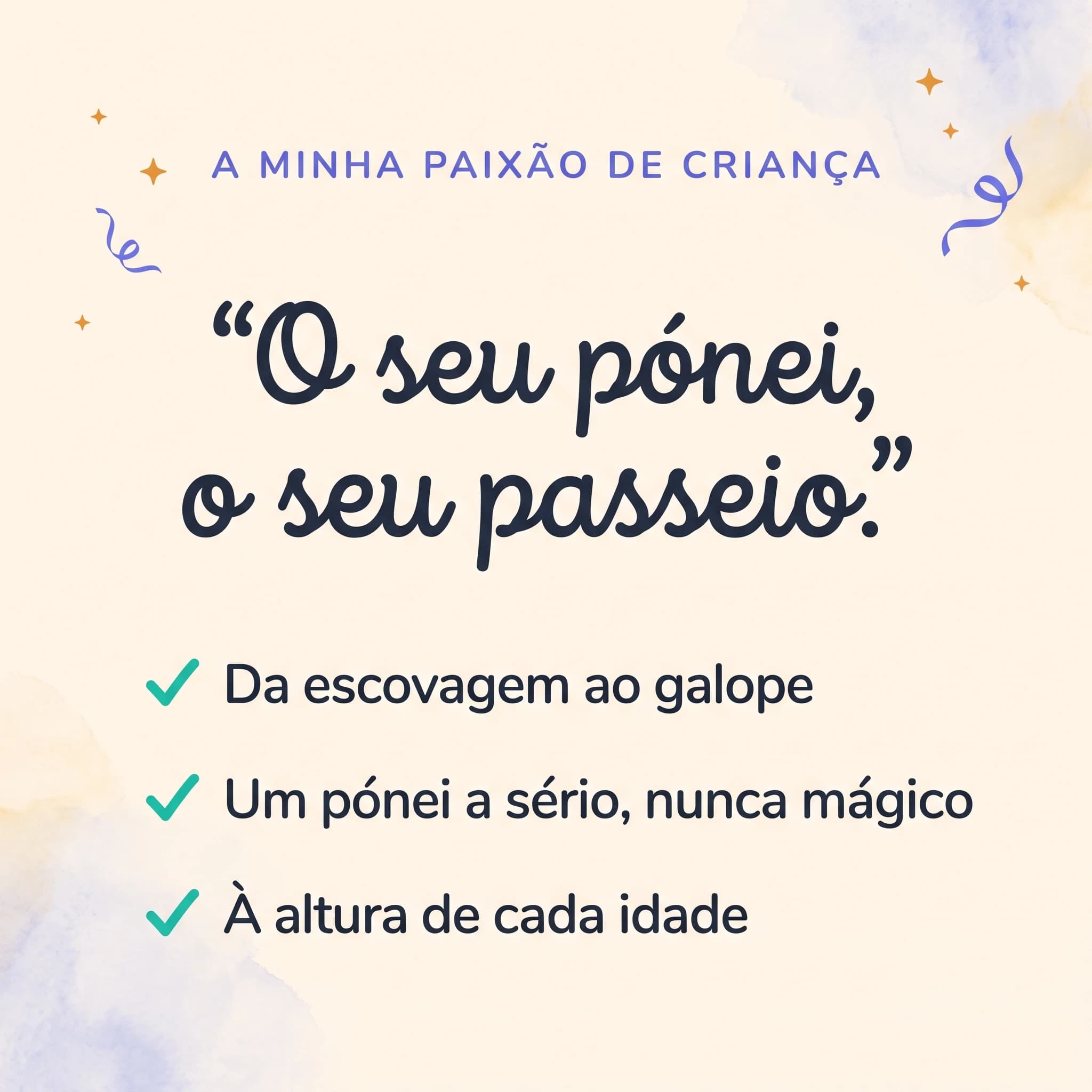 O Meu Pónei e Eu — cartão de produto