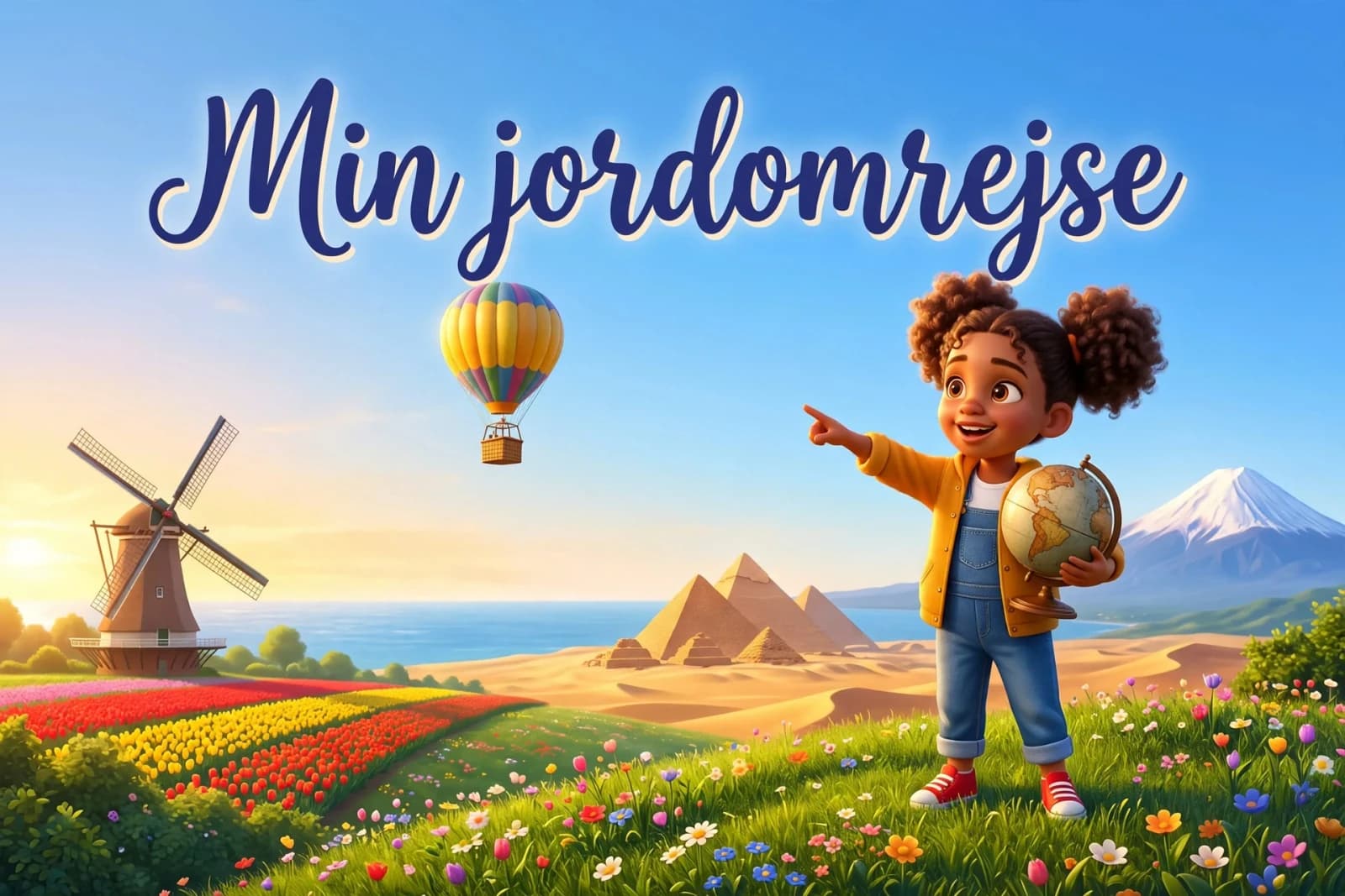 Forsiden af bogen Min rejse jorden rundt
