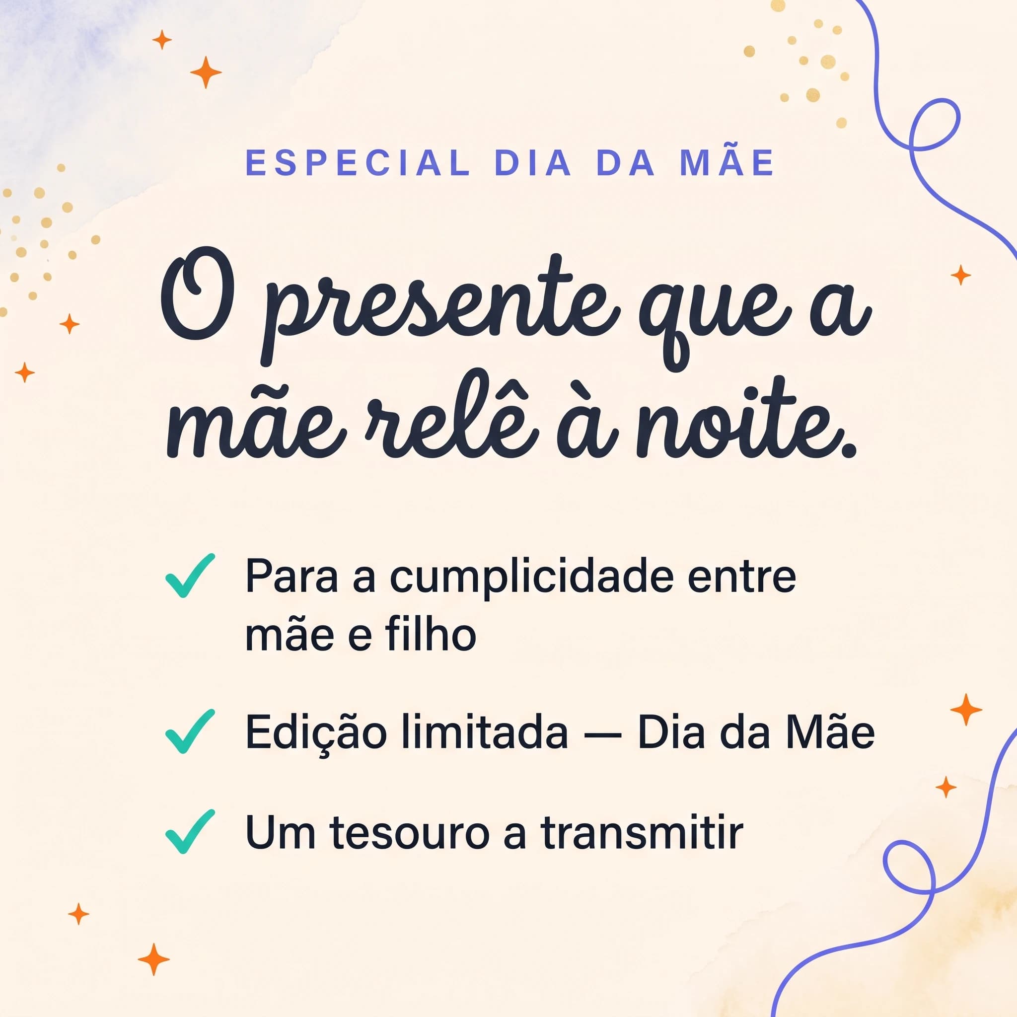 A minha mãe e eu — cartão de produto