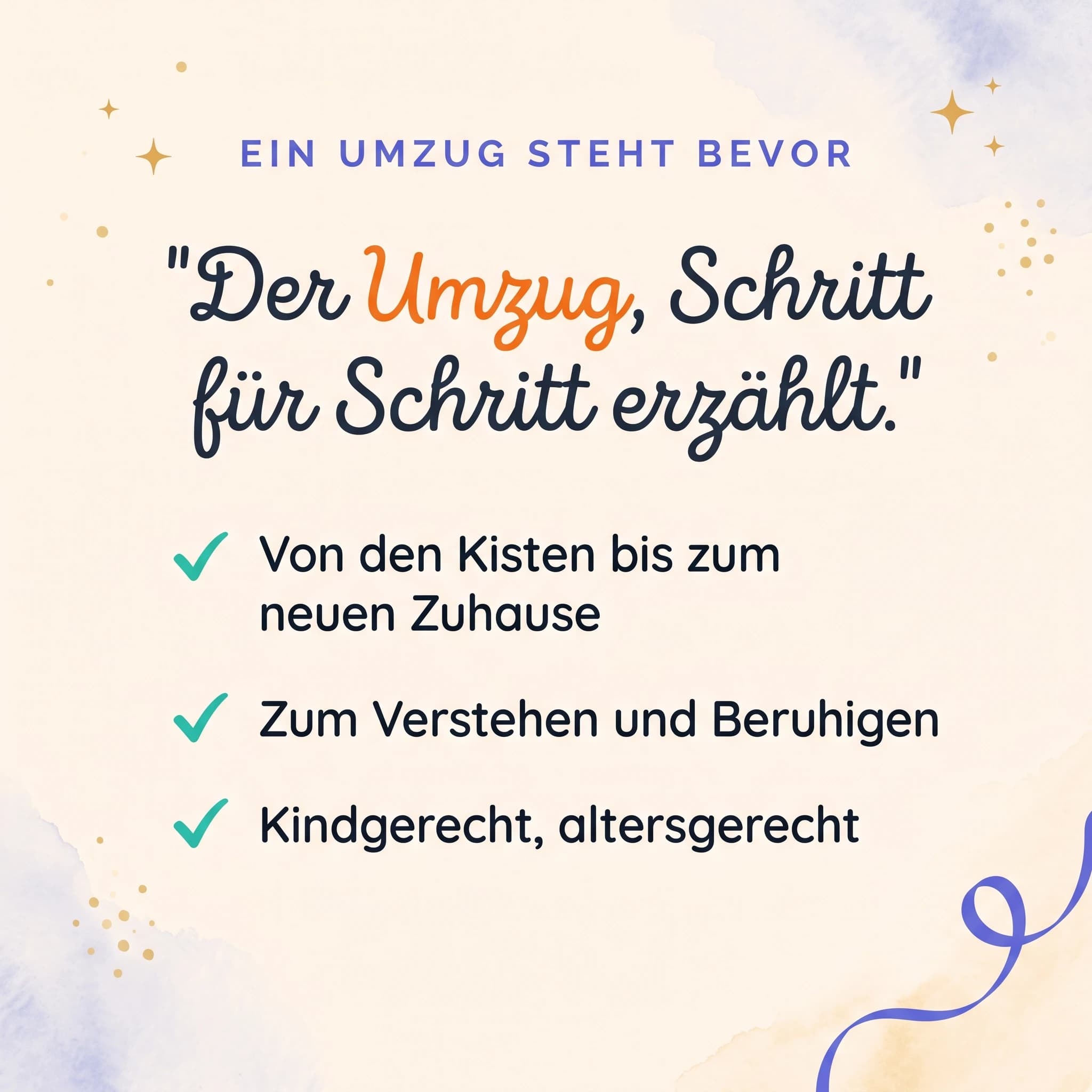 Wir ziehen um! — Produktkarte