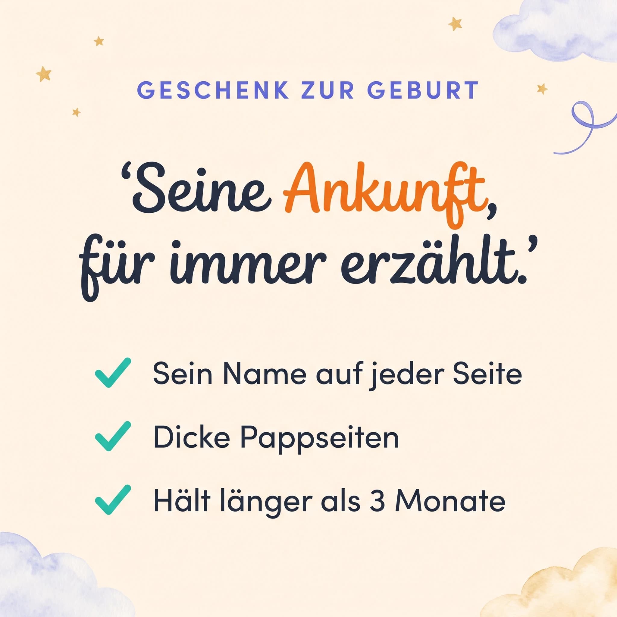 Willkommen auf der Welt — Produktkarte
