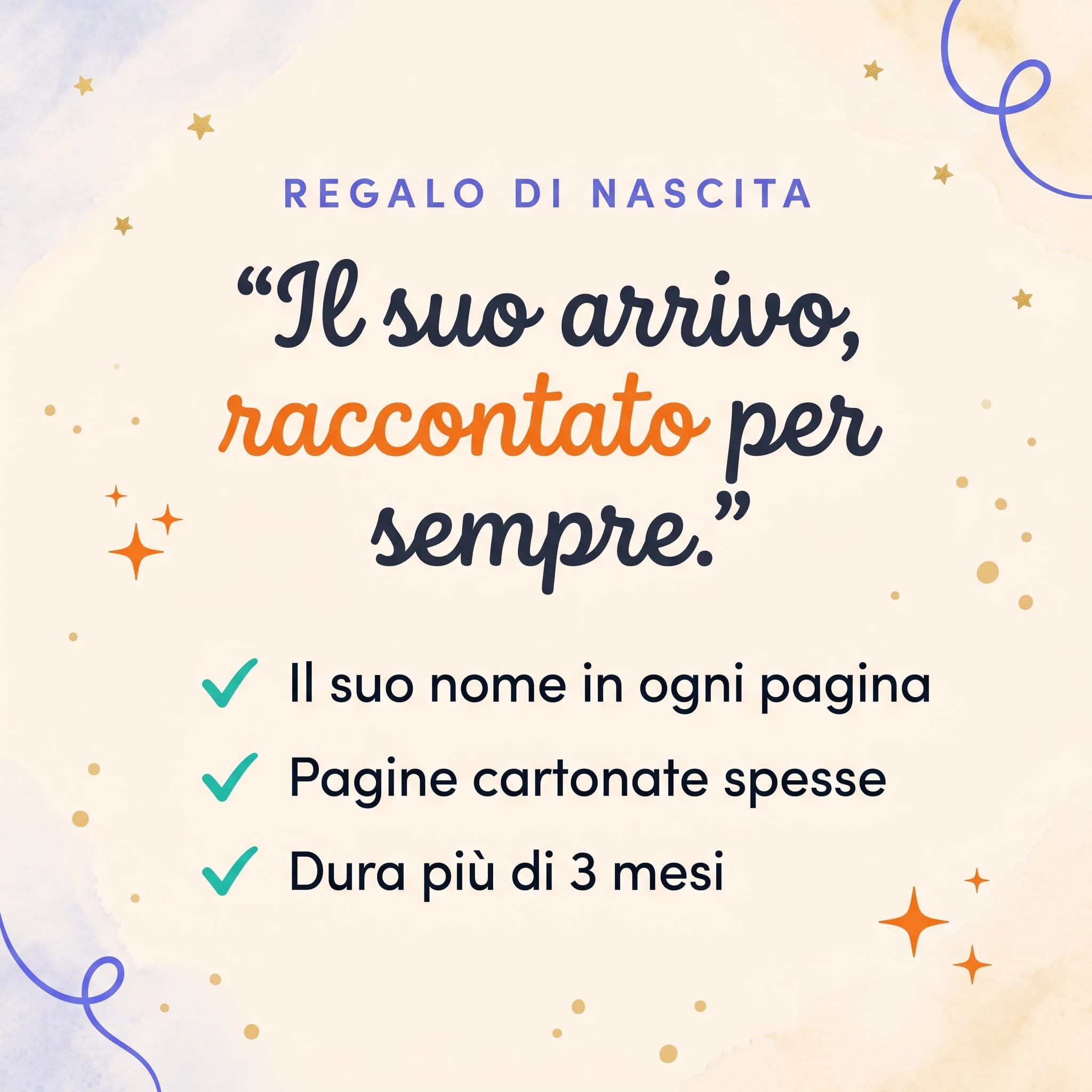 Benvenuto al mondo — scheda prodotto