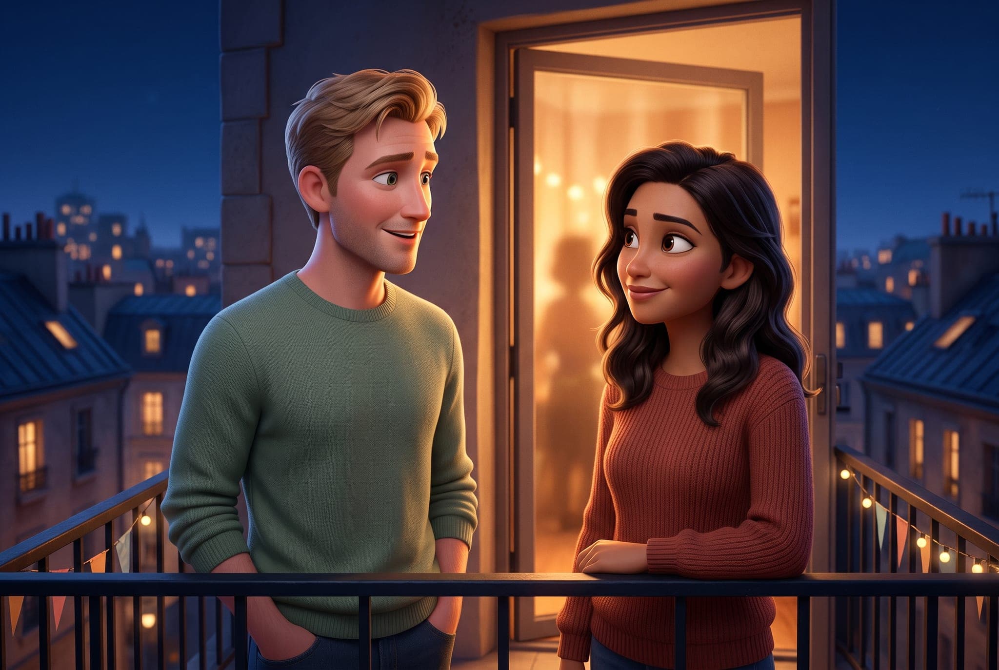 Our Story, Before You — inside scene 1