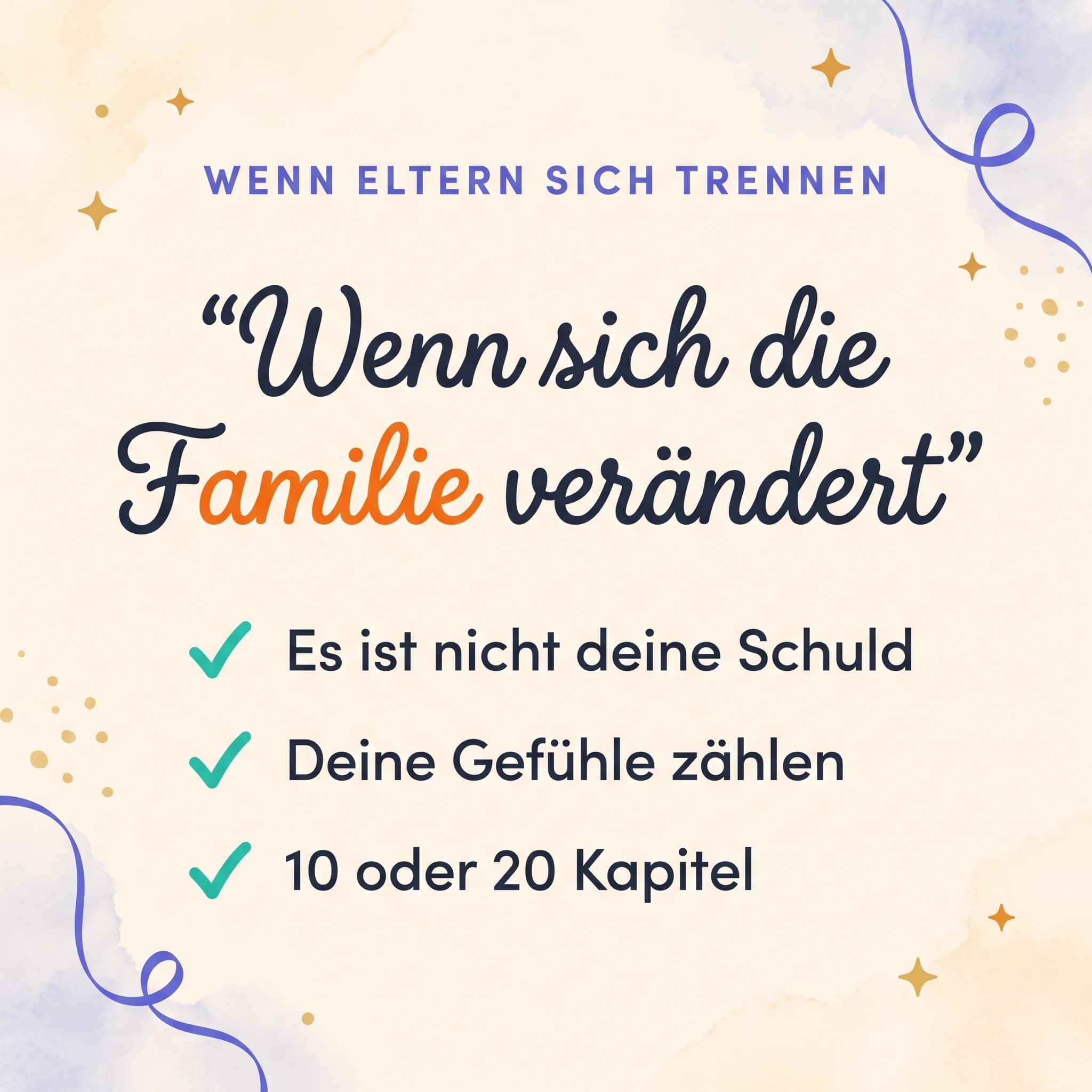 Wenn sich die Familie verändert: Die Trennung der Eltern — Produktkarte