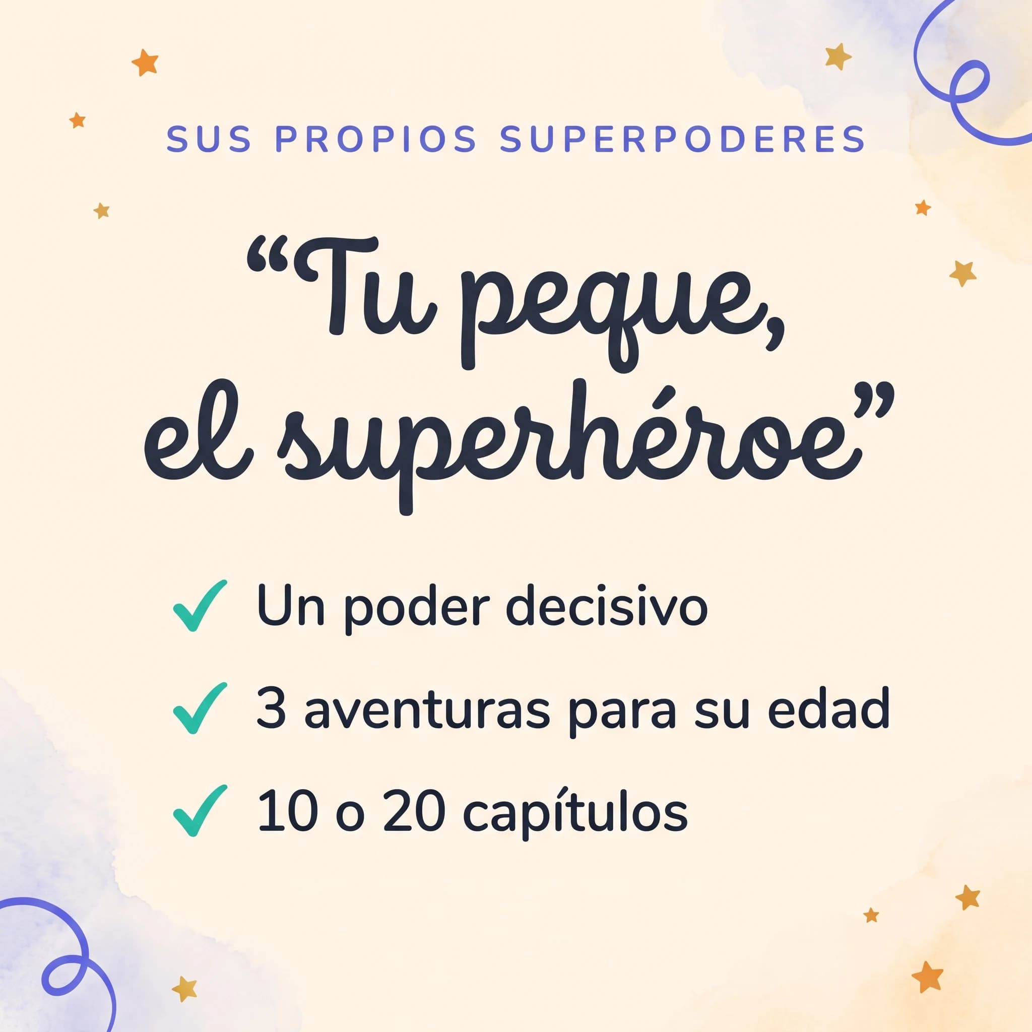 Mi aventura de superhéroe — ficha de producto