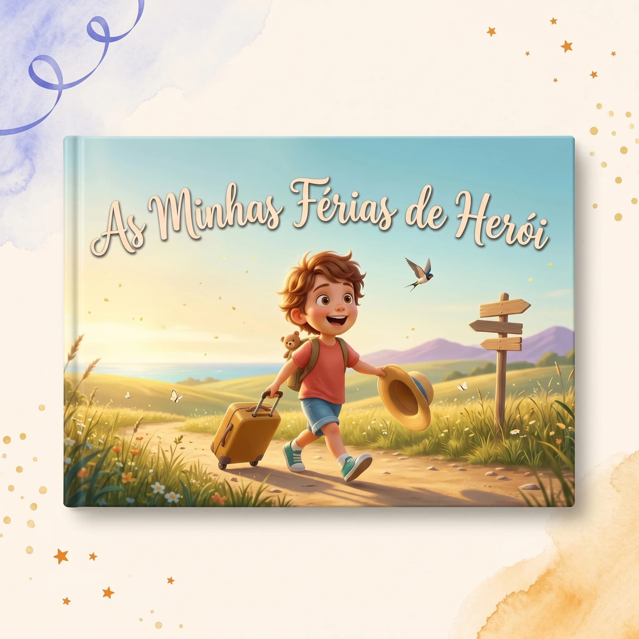 As Minhas Férias de Herói — capa do livro