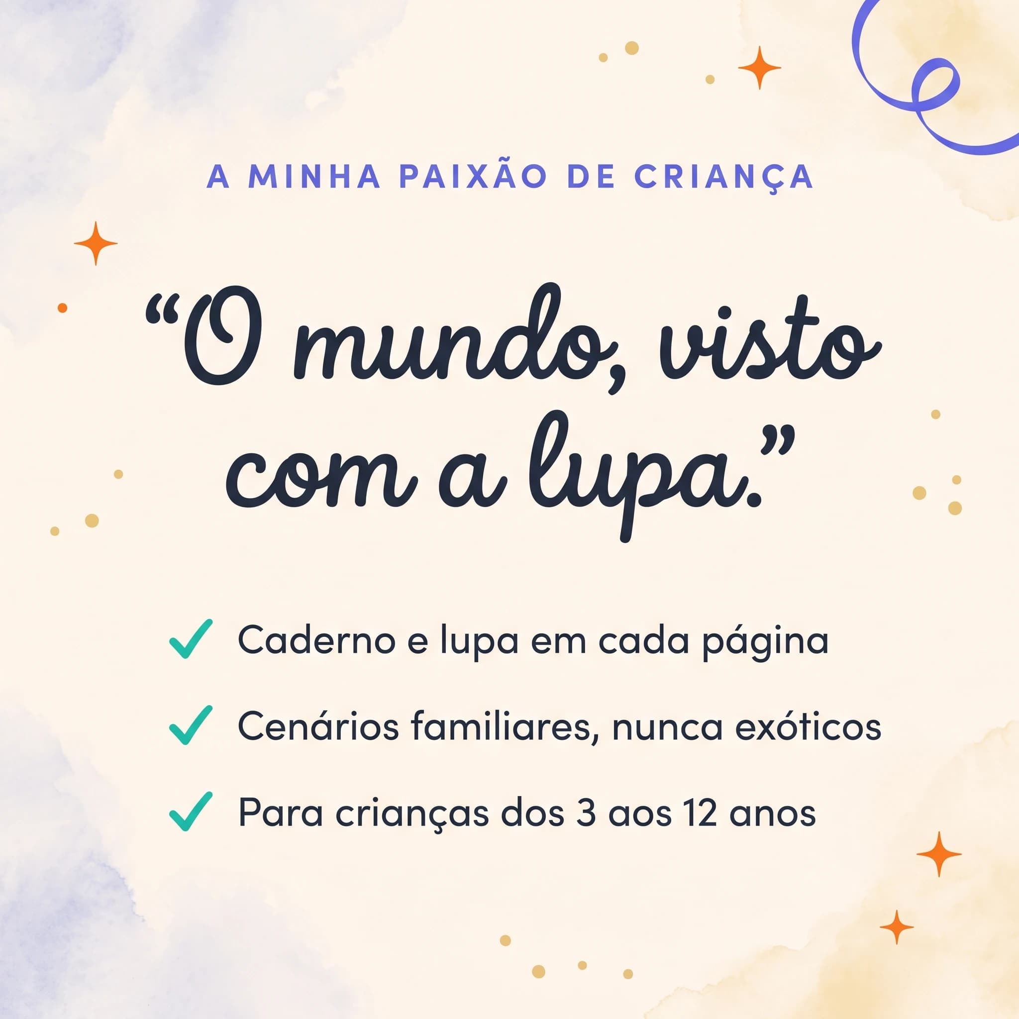 O meu primeiro caderno de exploração — cartão de produto