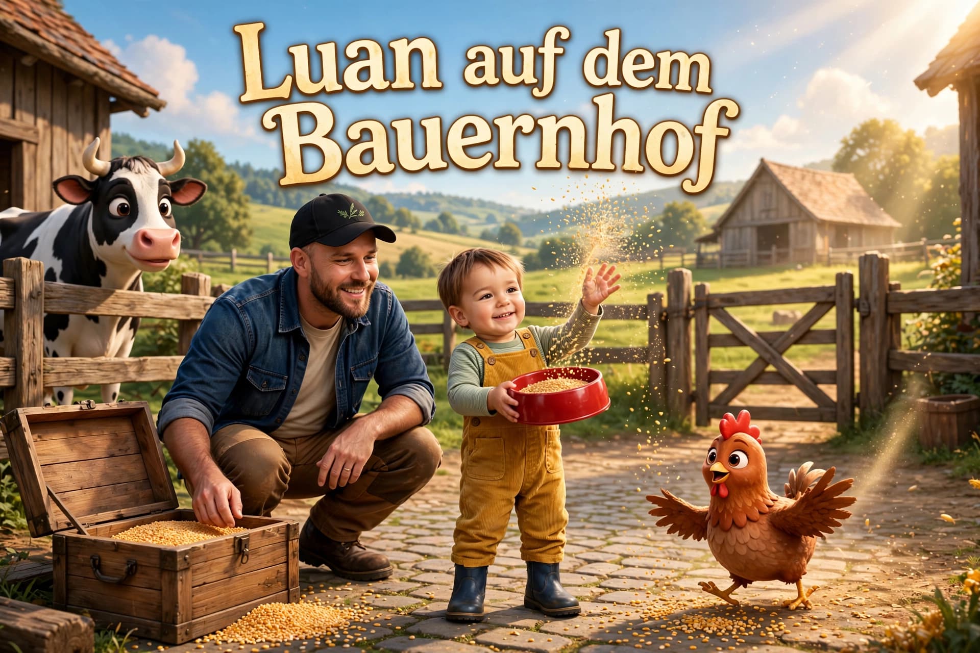Luan auf dem Bauernhof