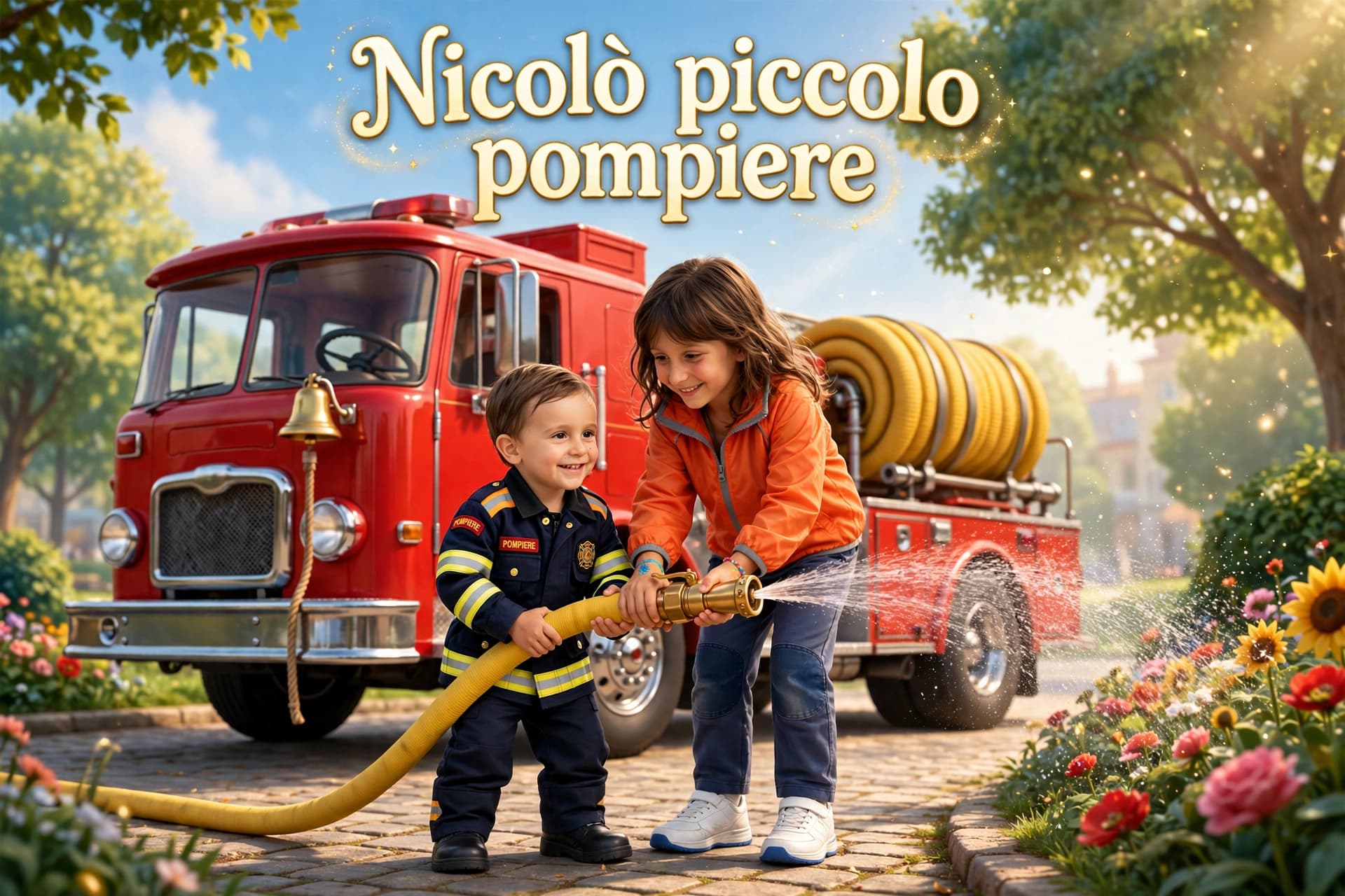 Nicolò piccolo pompiere