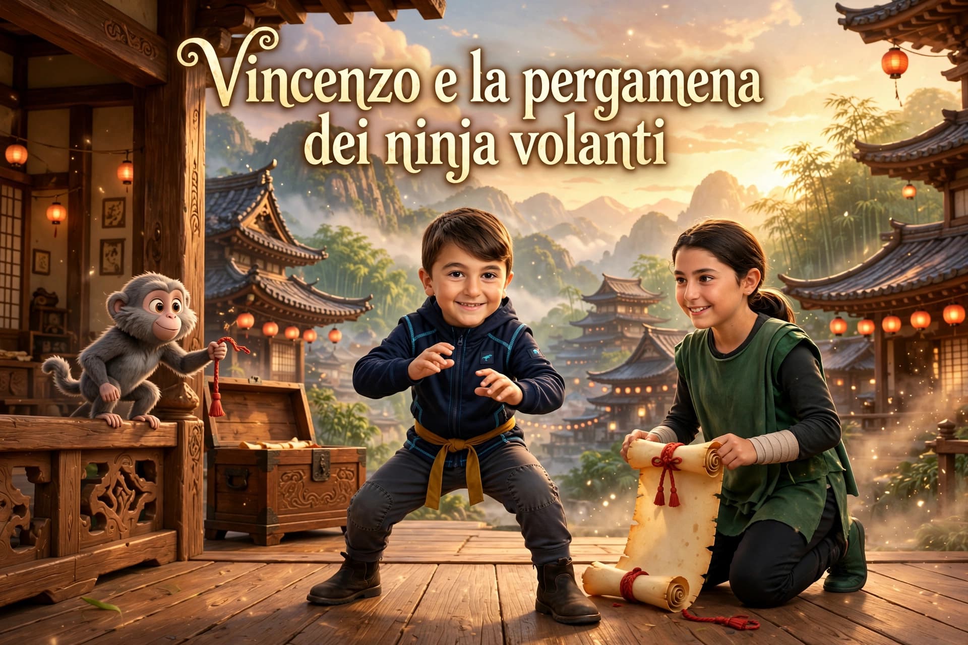 Vincenzo e la pergamena dei ninja volanti