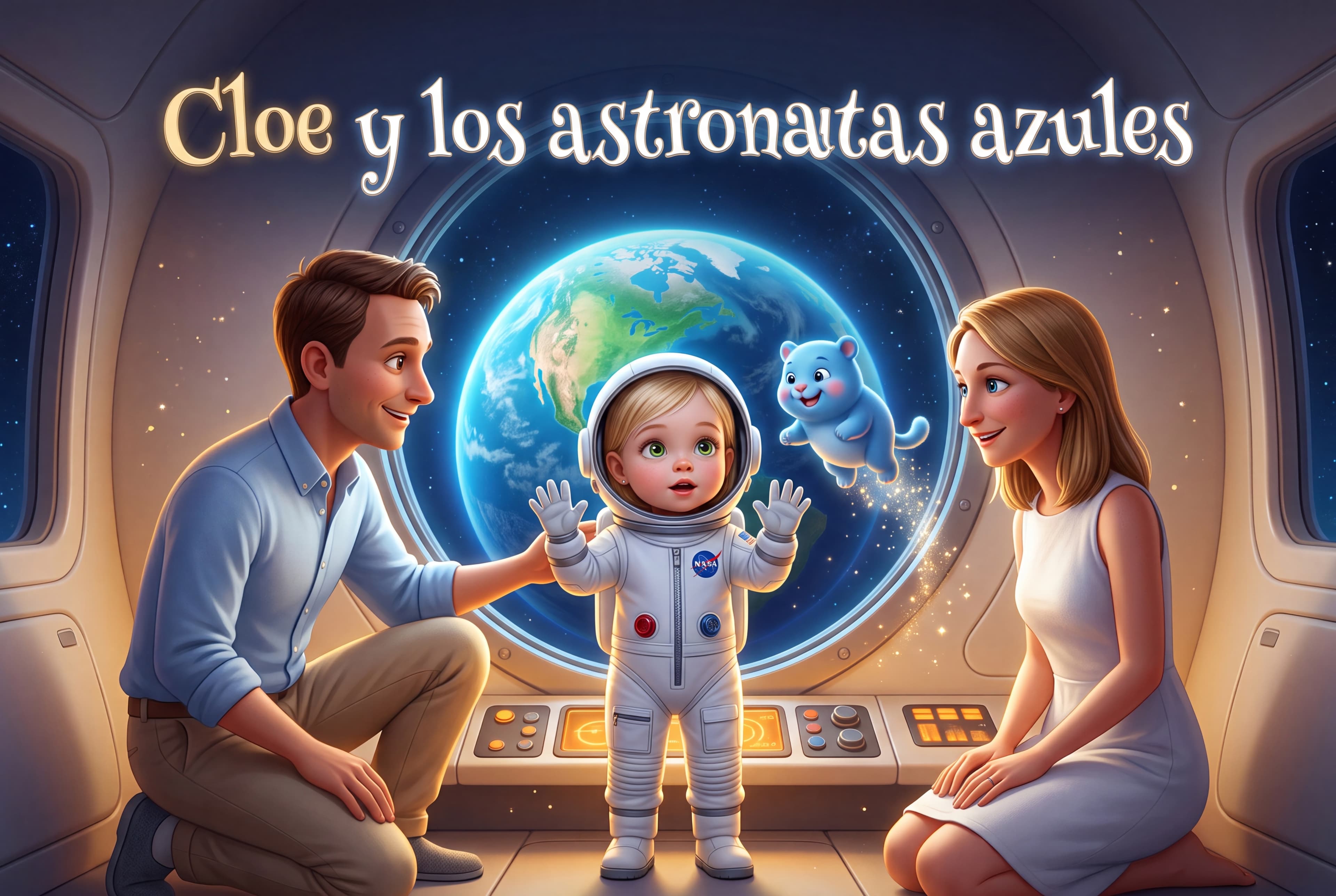 Cloe y los astronautas azules